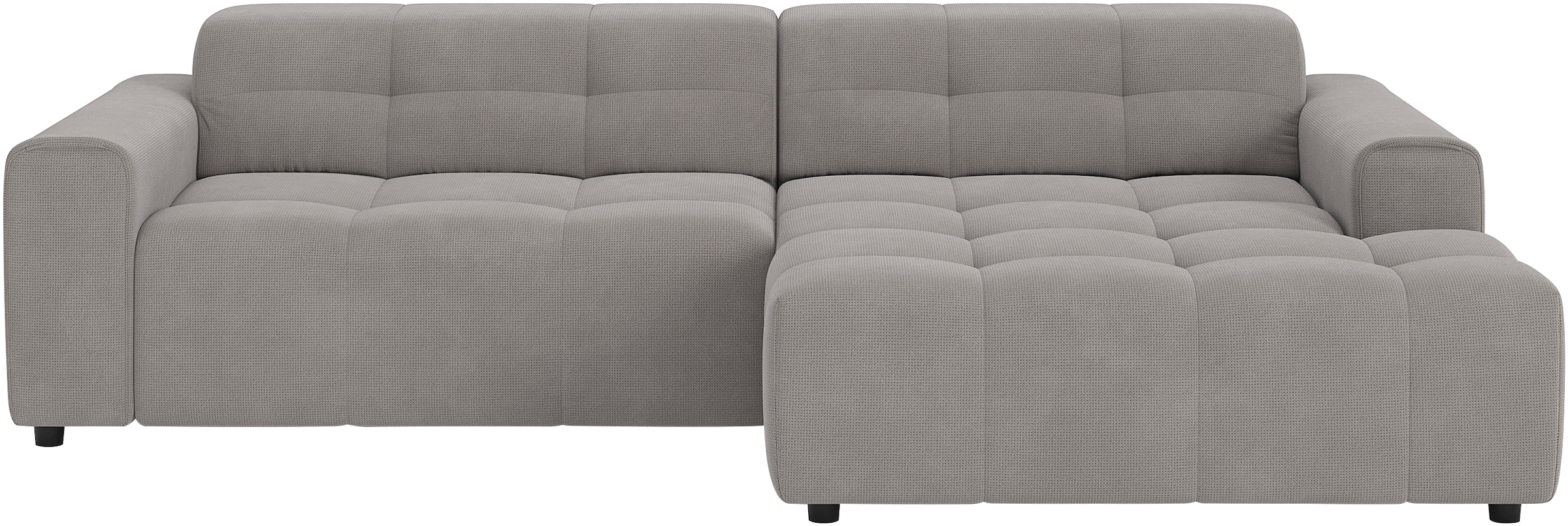 COTTA Canapé d'angle »Sento L-Form, Breite 280 cm, Chenille-Struktur«