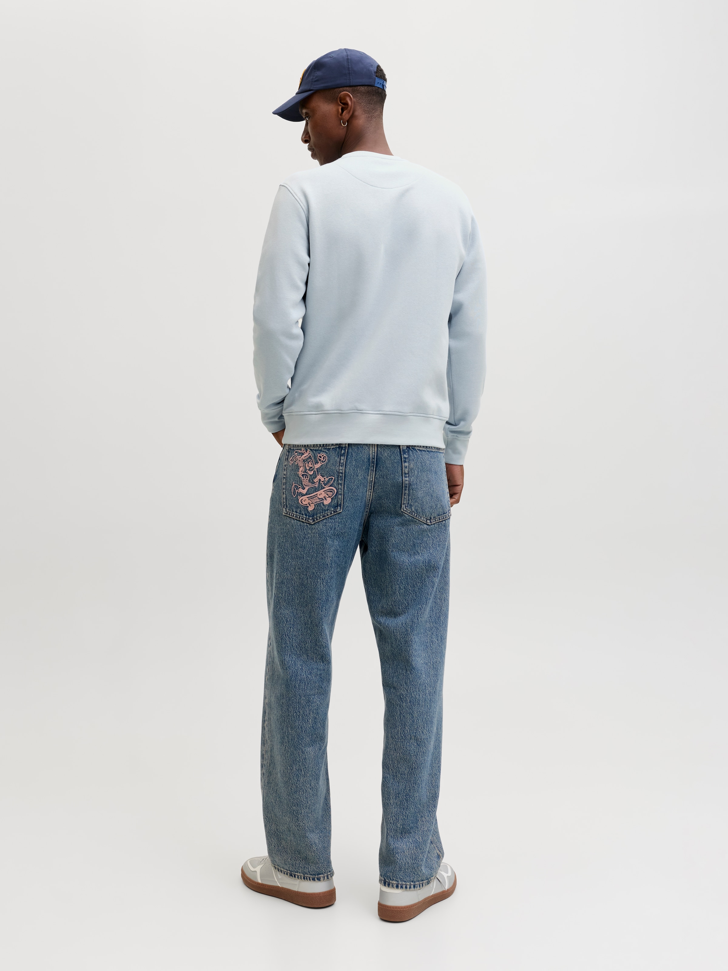 Jack & Jones Sweatshirt »JJESOHO SWEAT CREW NECK NOOS«, Baumwollmischung, relaxed fit
