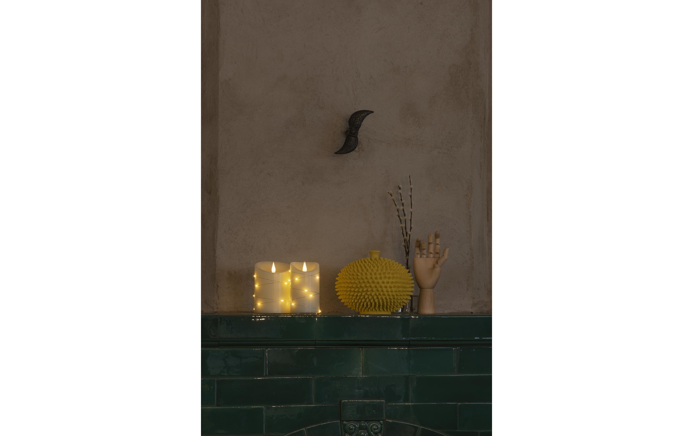 KONSTSMIDE LED-Kerze »Echtwachskerze«