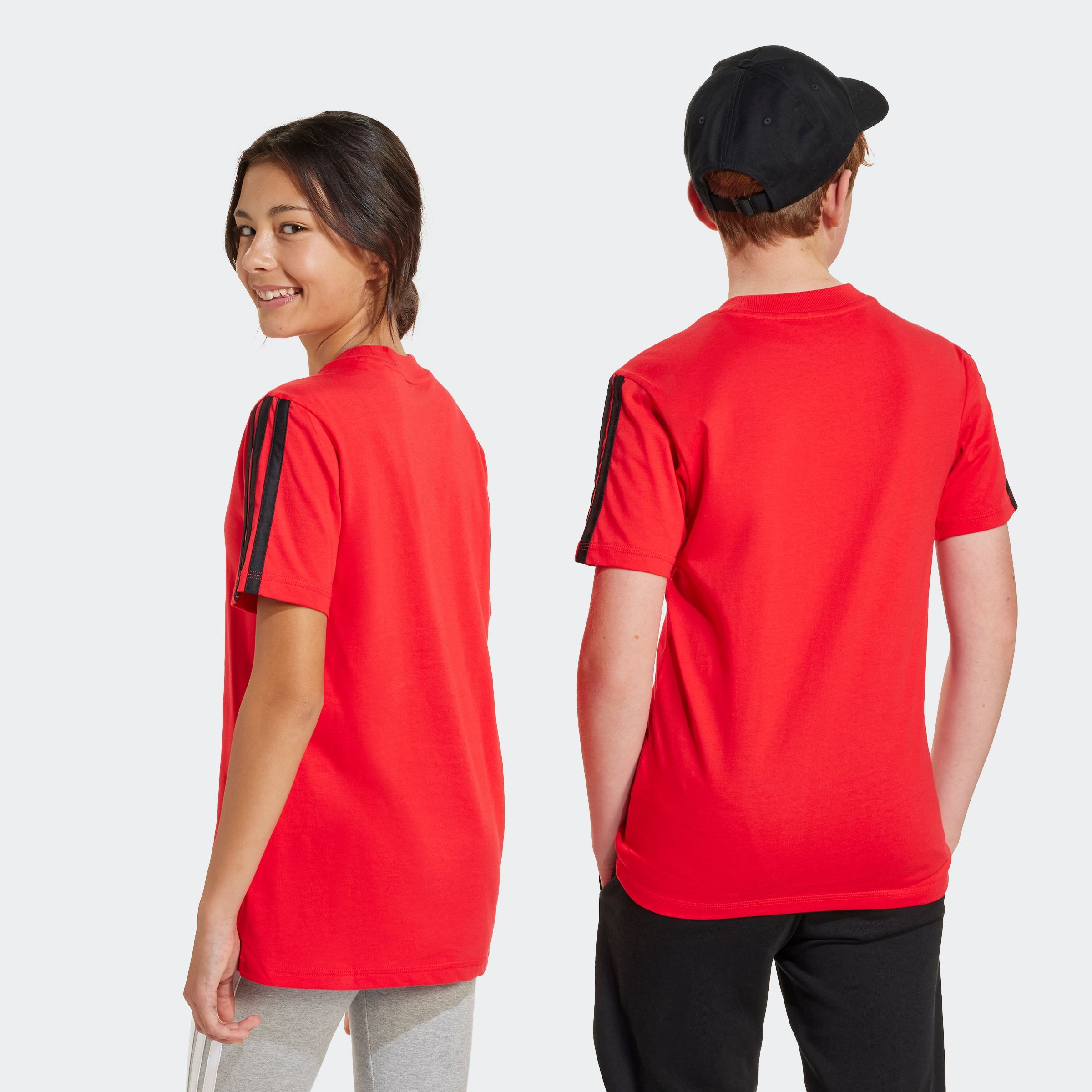 adidas Sportswear T-Shirt »J 3S TEE 160« sportlicher Stil, Rundhalsausschnitt, ohne Verschluss, für Kinder