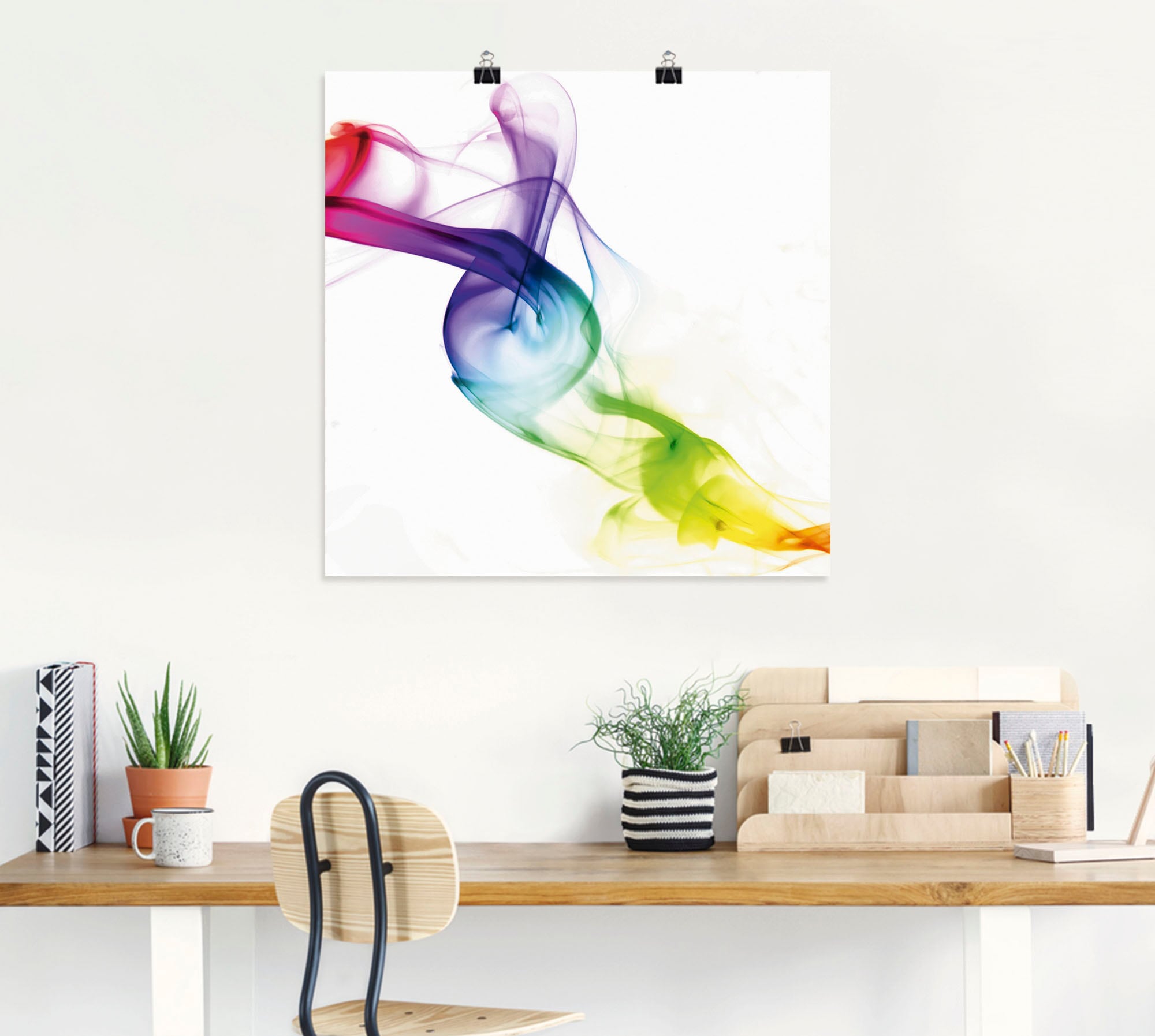 Artland Wandbild »Rauch - Abstrakt« Gegenstandslos 1 Stk. tlg. als Leinwandbild, Poster in verschied. Grössen