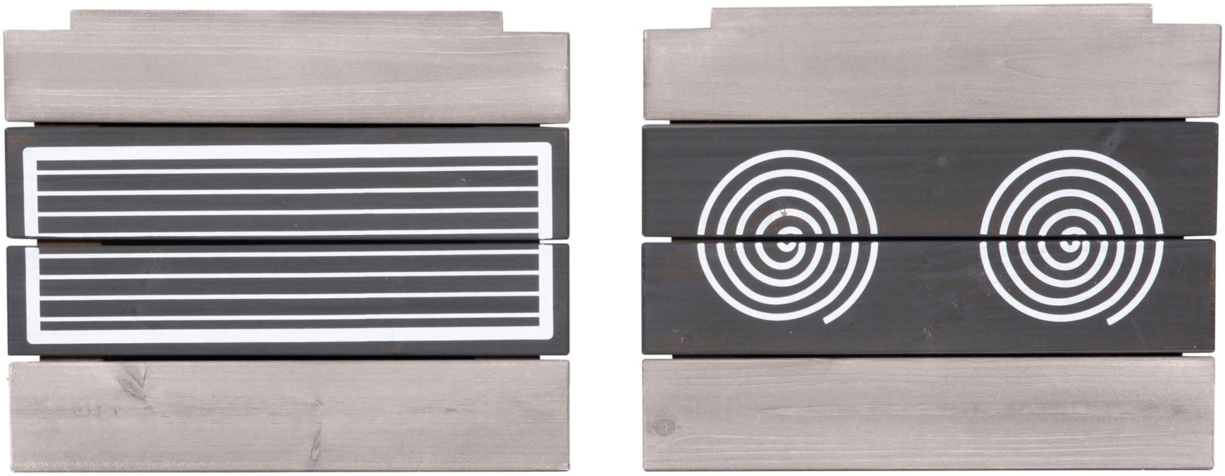 roba® Outdoor-Spielküche »Matschküche in Haus-Optik, grau lasiert, aus Holz« FSC® - schützt Wald