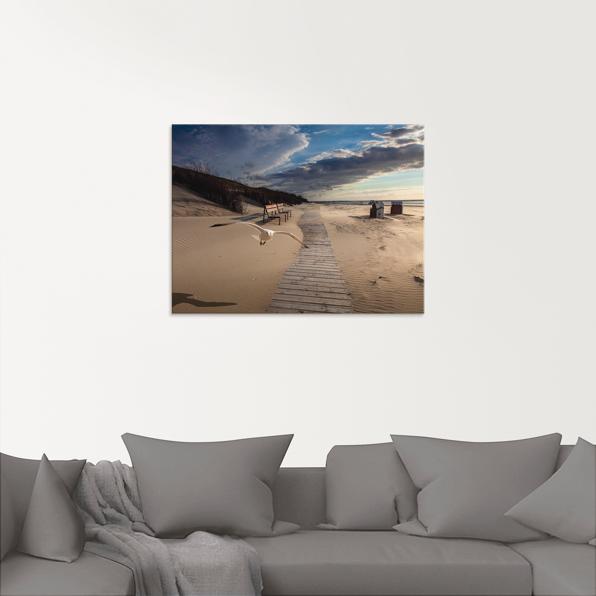 Artland Glasbild »Strandimpressionen« Strand 1 Stk. tlg. in verschiedenen Grössen