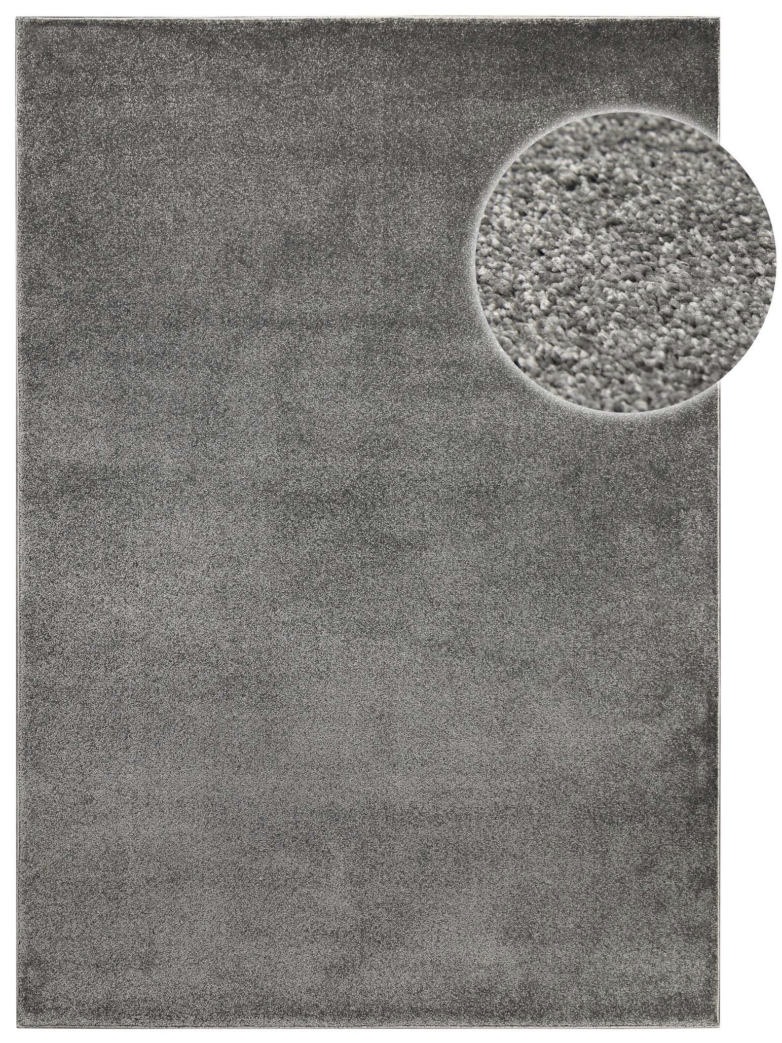 GOODproduct Teppich »Lisbea« rechteckig 17 mm Höhe moderner dichter weicher Kurzflorteppich, Wohnzimmer, Schlafzimmer