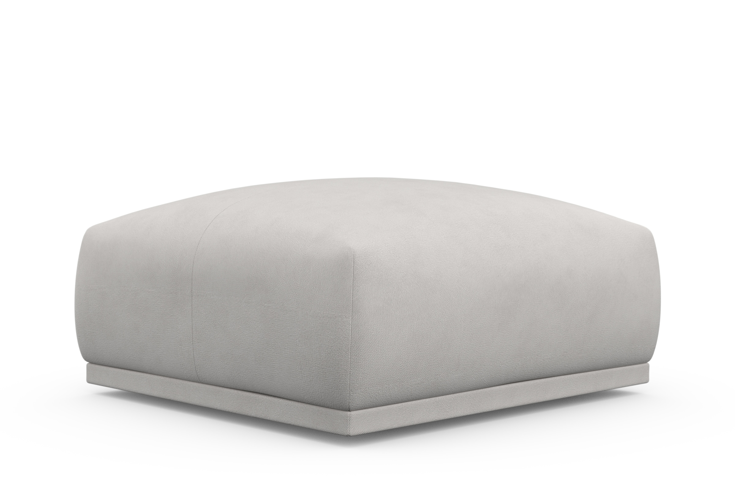 TRENDMANUFAKTUR Tabouret »Braga 85 x 85 cm, Japandi-Stil, hochwertiger Kaltschaum« 1 cuis tlg. pouf rembourré moderne, 85/42/85 cm (L/H/P)
