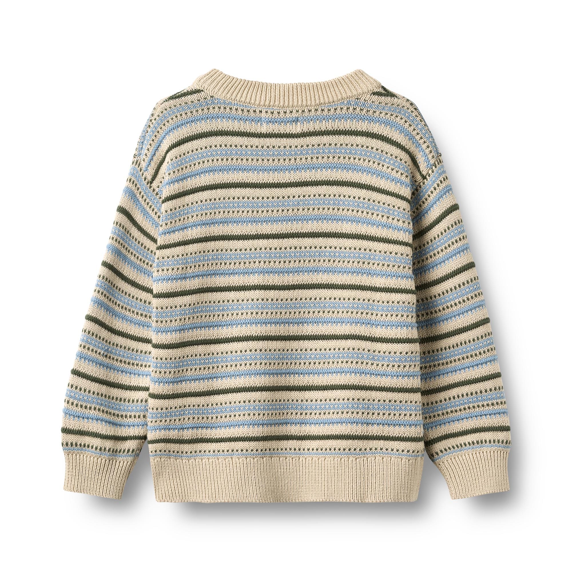 WHEAT Strickpullover »Jacquard Pullover Harlow« Baumwolle