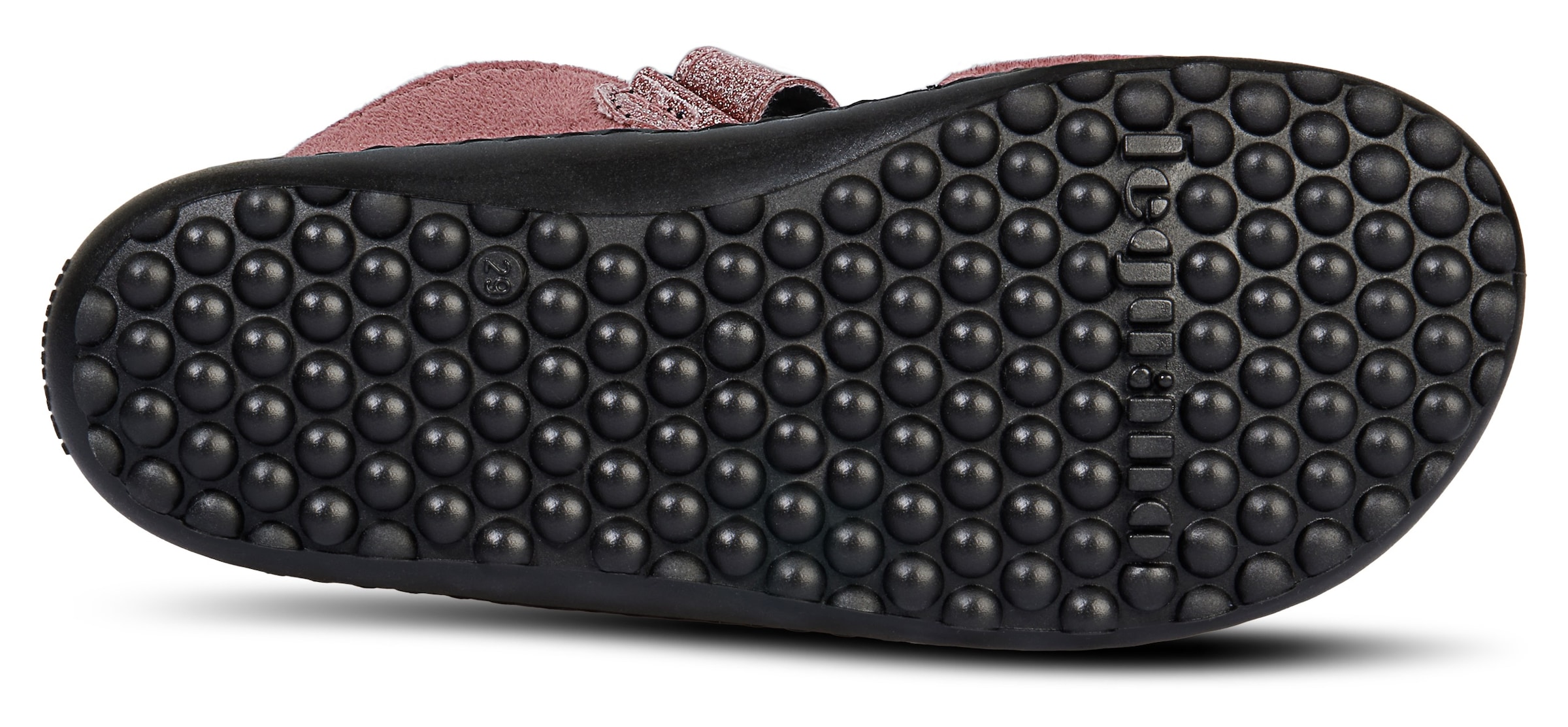 Leguano Barfussschuh »LEGUANITO JARINA«  , Halbschuh, Bequemschuh mit Glitzer und Herzapplikation