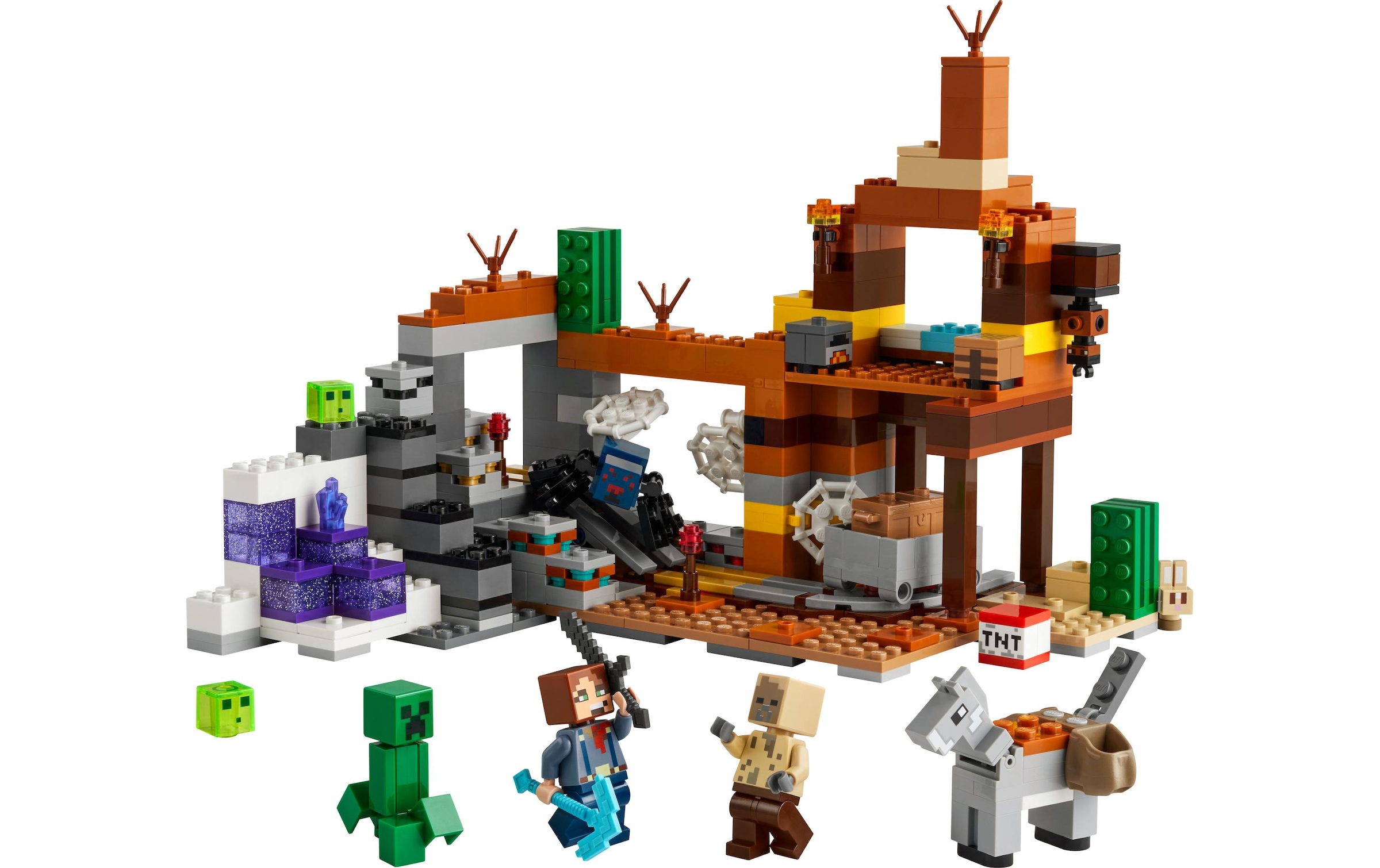 LEGO® Spielbausteine »Minecraft Die Mine in den Badlands 21263«
