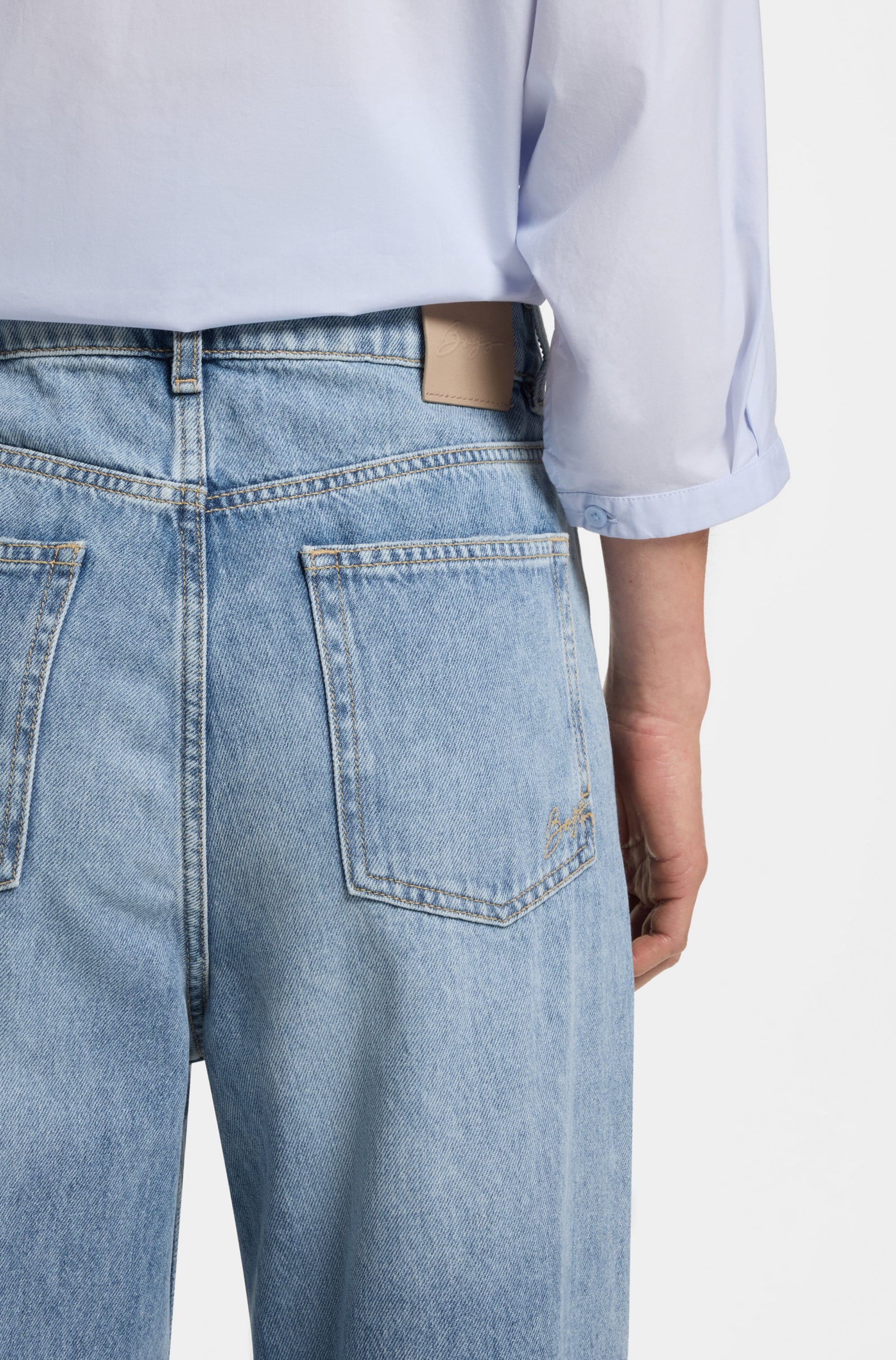 BOSS ORANGE Jeans droit »MARLENE HR 11.0 Premium Damenmode« High Rise, Wide Leg