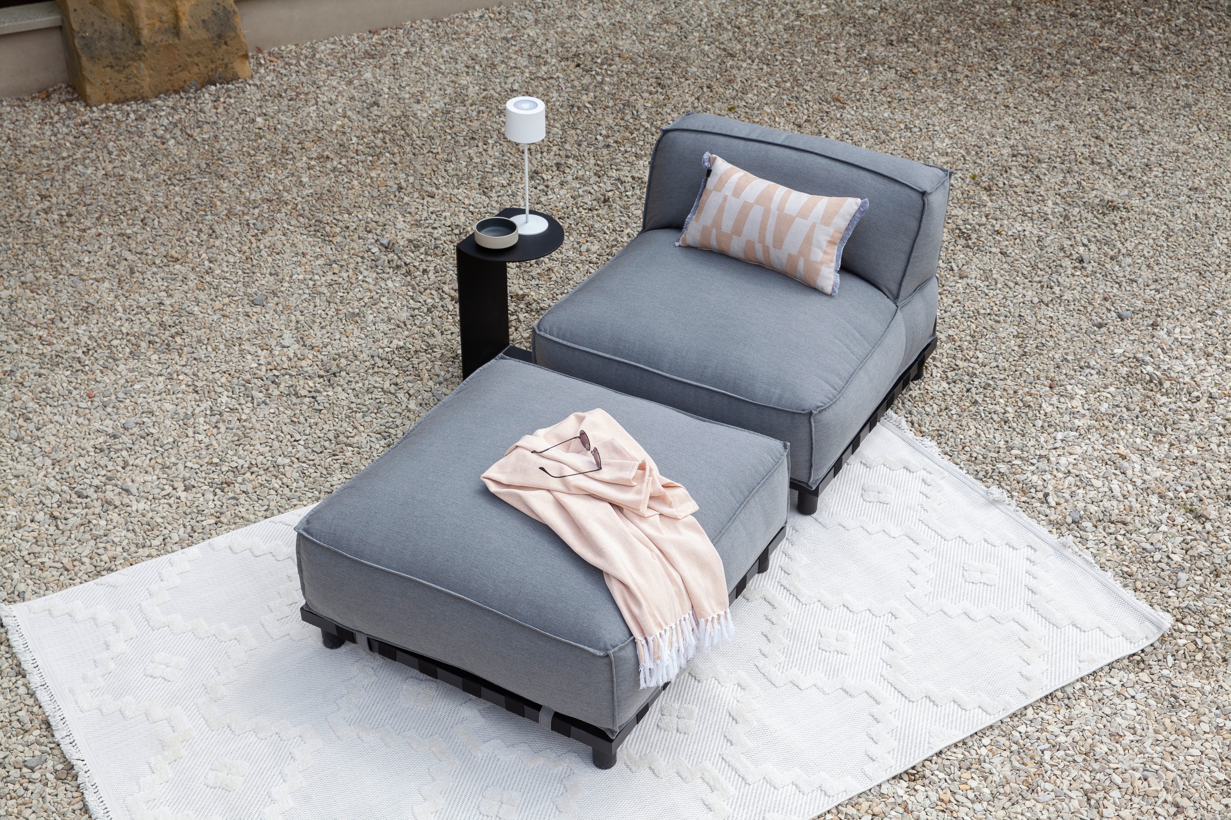 SCHÖNER WOHNEN-Kollektion Teppich »Summer 6352« rechteckig 6 mm Höhe In- und Outdoor geeignet, Hoch Tief Struktur, Robuster Teppich