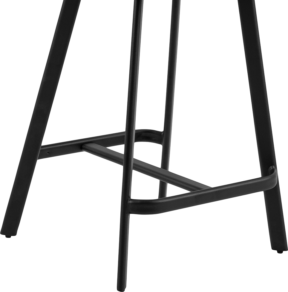 ACTONA GROUP Chaise de bistrot »Ohio« (Ensemble) 2 cuissiège avec pieds rectangulaires en acier et repose-pieds, plusieurs variantes