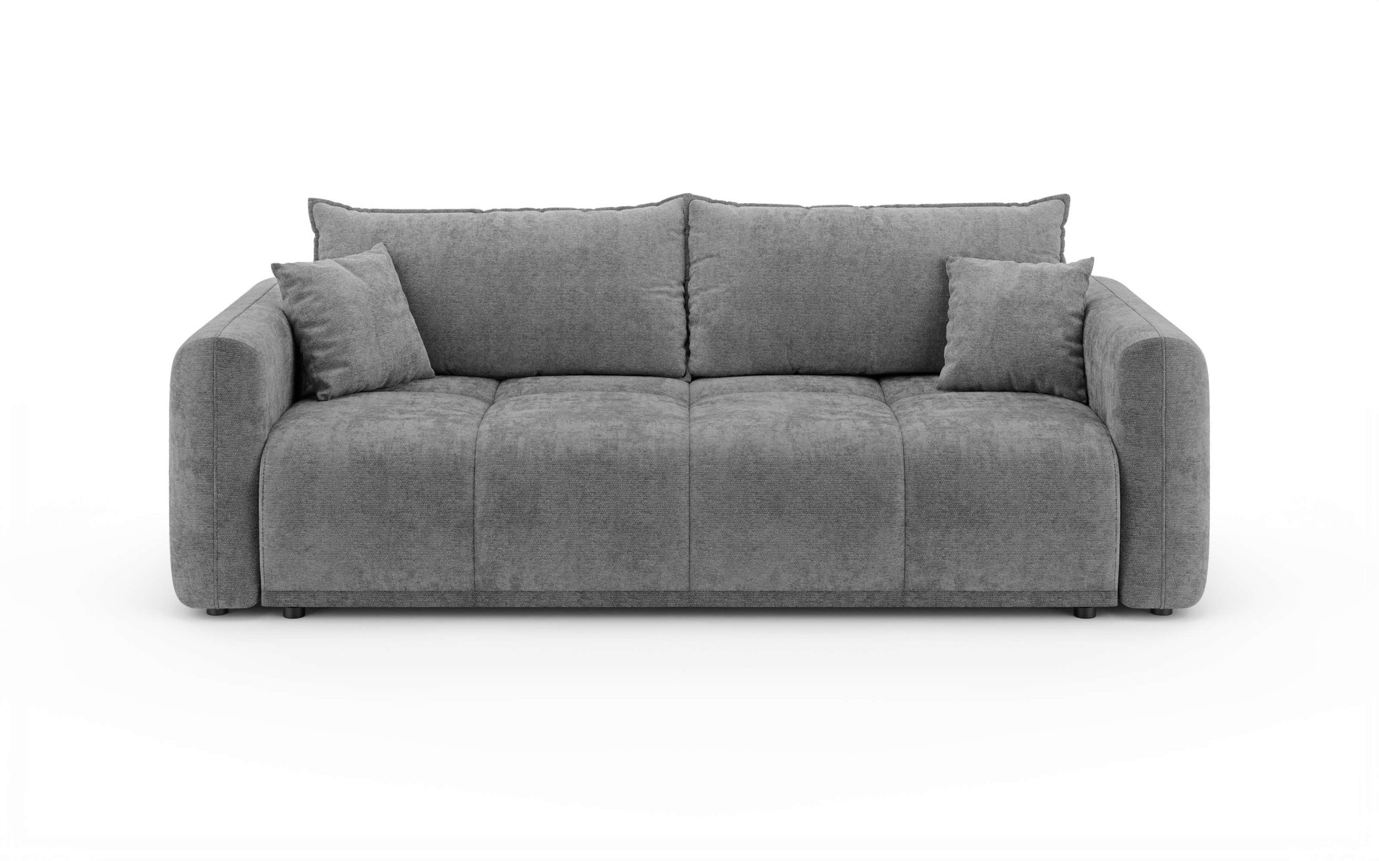 GOODproduct 3-Sitzer »LOXXA Schlafsofa mit Bettkasten, komfortables Sitzgefühl, Breite 241cm« Liegefläche 150x192cm, inklusive Rückenkissen, moderne Steppung