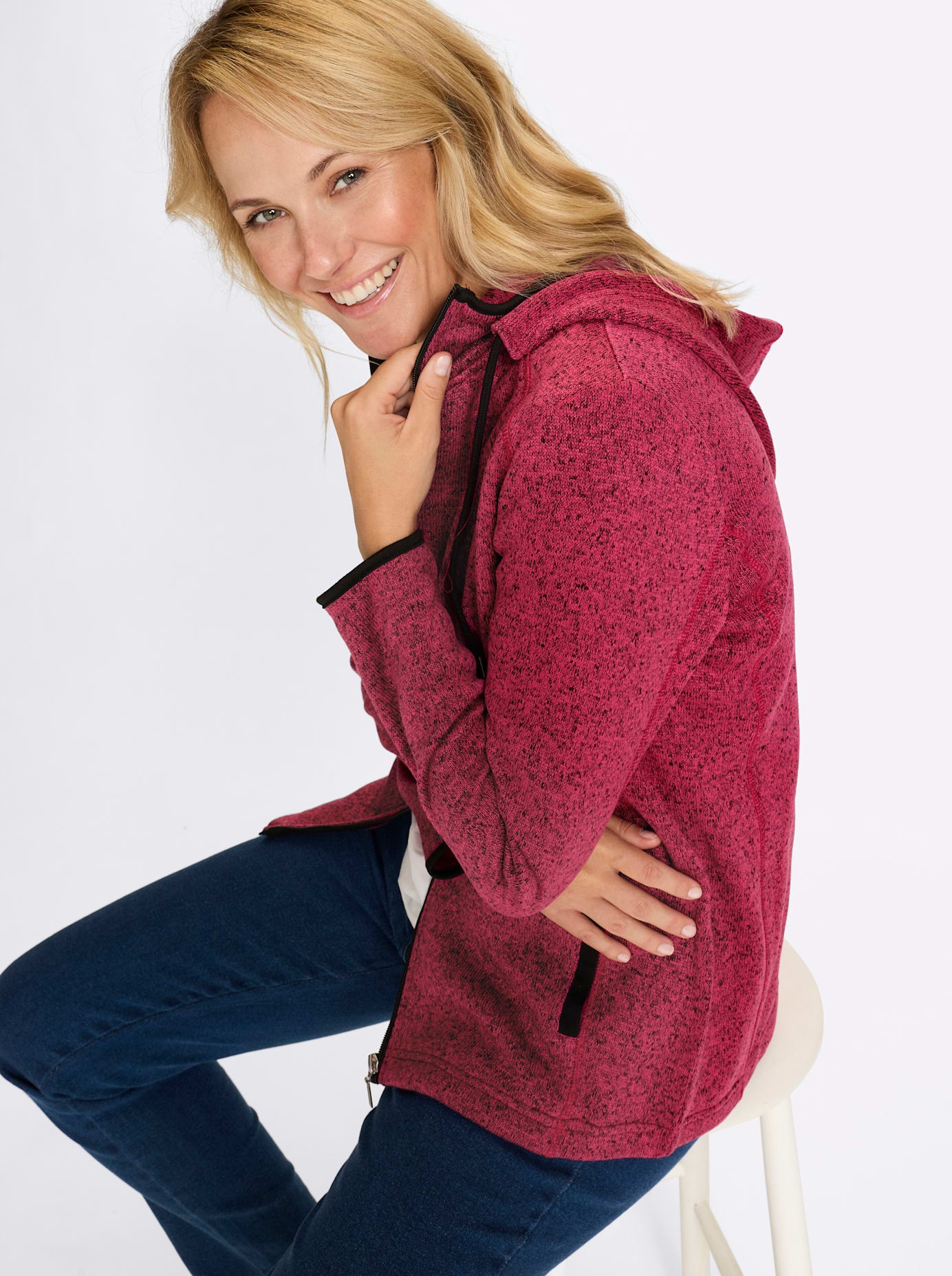 Classic Basics Langjacke mit Kapuze