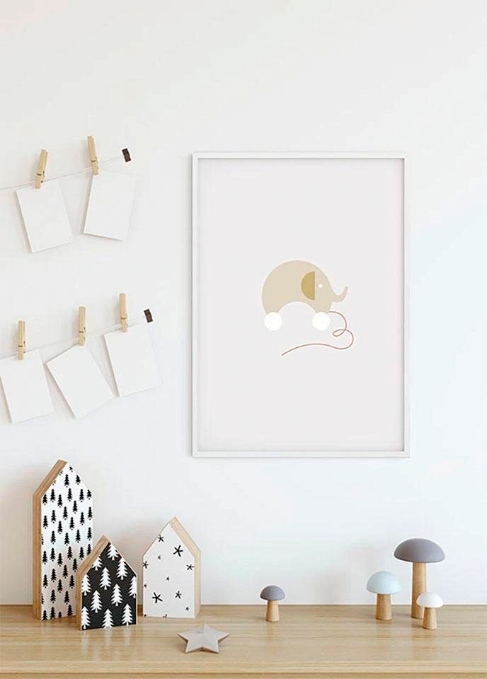 Komar Bild »Baby Happy« Figuren 1 Stk. tlg. Wandbild zur Dekoration - ohne Rahmen