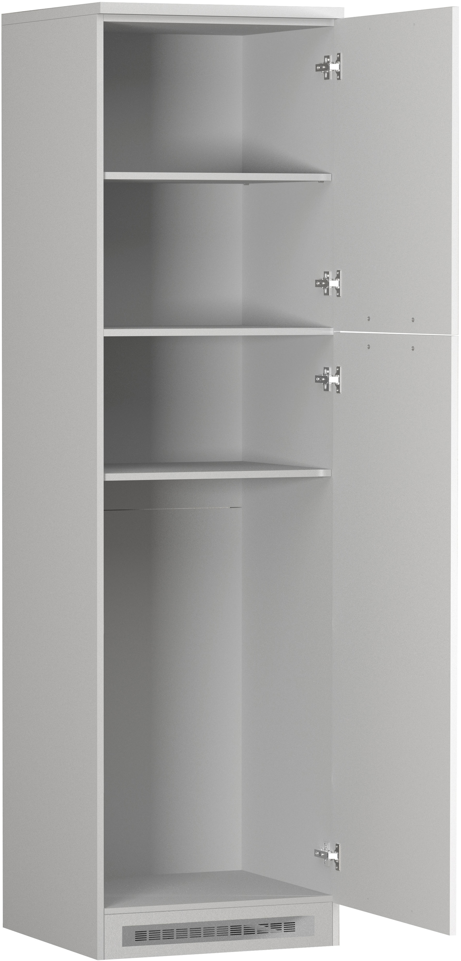 KOCHSTATION Kühlumbauschrank »Luna, Kühlschrank-Umbau, Einbauschrank für Kühlschrank, Made in Italy« B/T/H: 60×60×214,5 cm, für zwei Kühlschrankhöhen vorbereitet