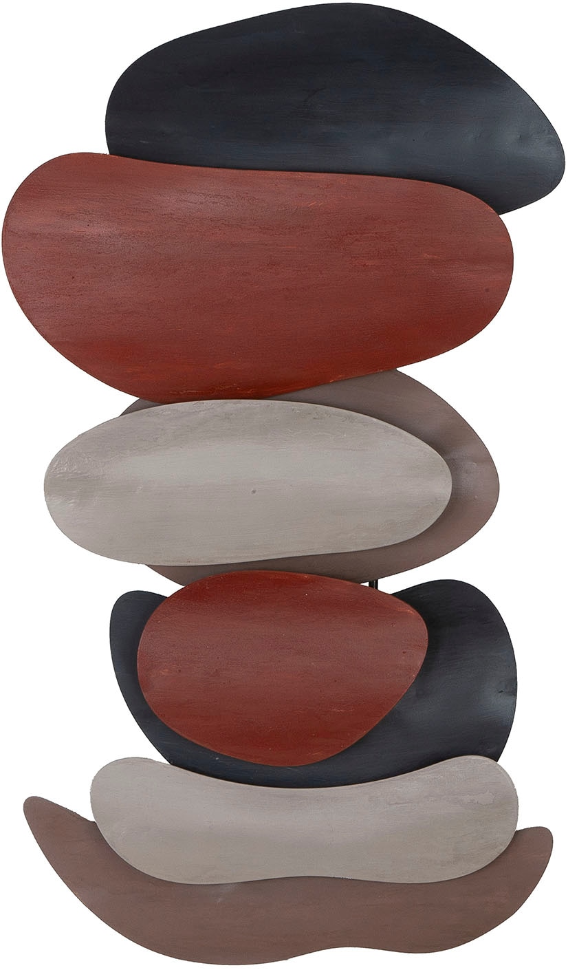 Casablanca by Gilde Wanddekoobjekt »Wandrelief Bueno anthrazitfarben; braun; creme H. 44 cm«