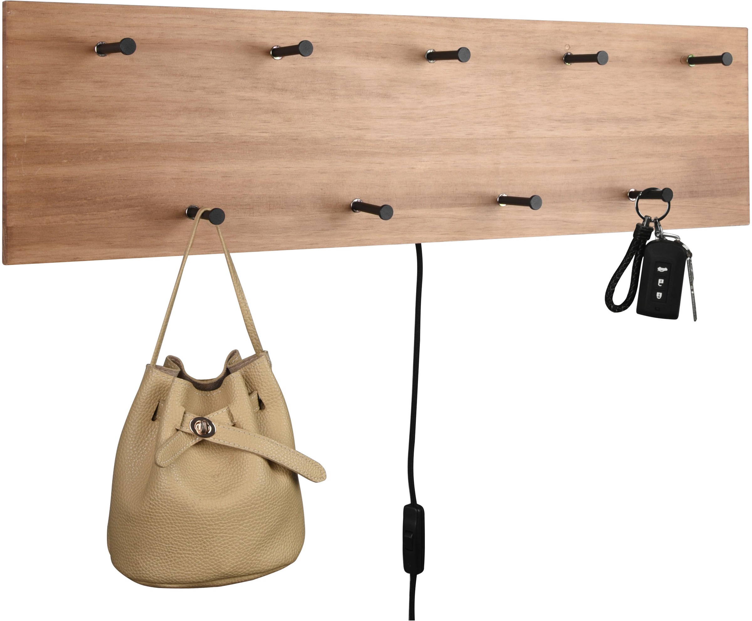 MIRRORS AND MORE Porte-manteau mural »Samantha« 1 cuis tlg.
