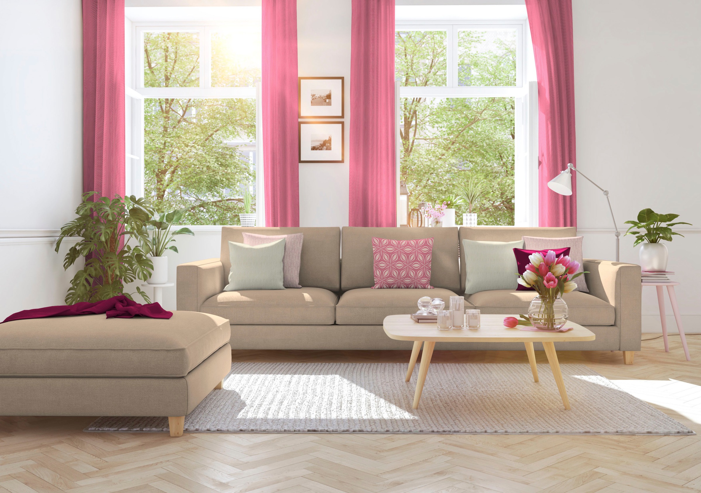 Adam Vorhang »Uni Collection« Kräuselband 1 Stk. tlg. aus 100% Bio-Baumwolle