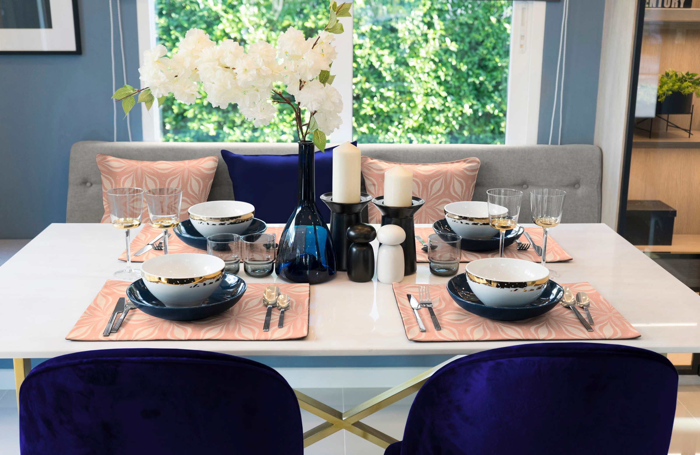 Adam Set de table »Retro Floret« 2-er Set