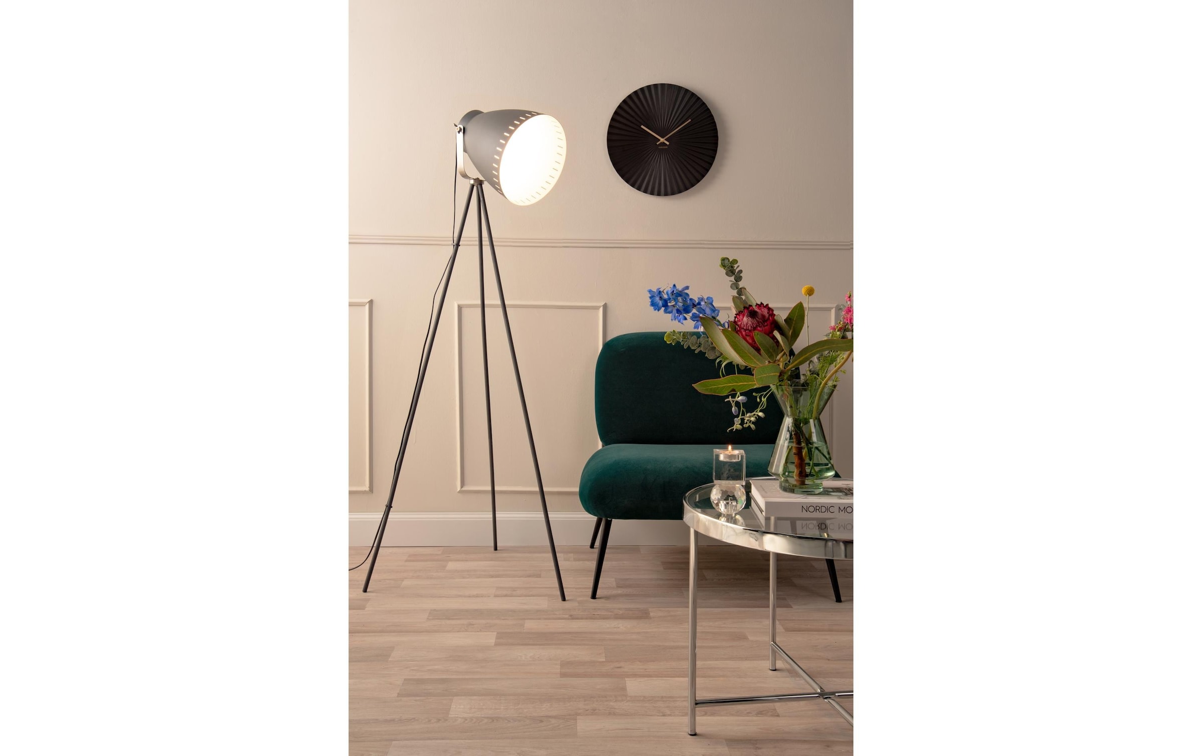 Karlsson Wanduhr »Sensu XL 50 cm«