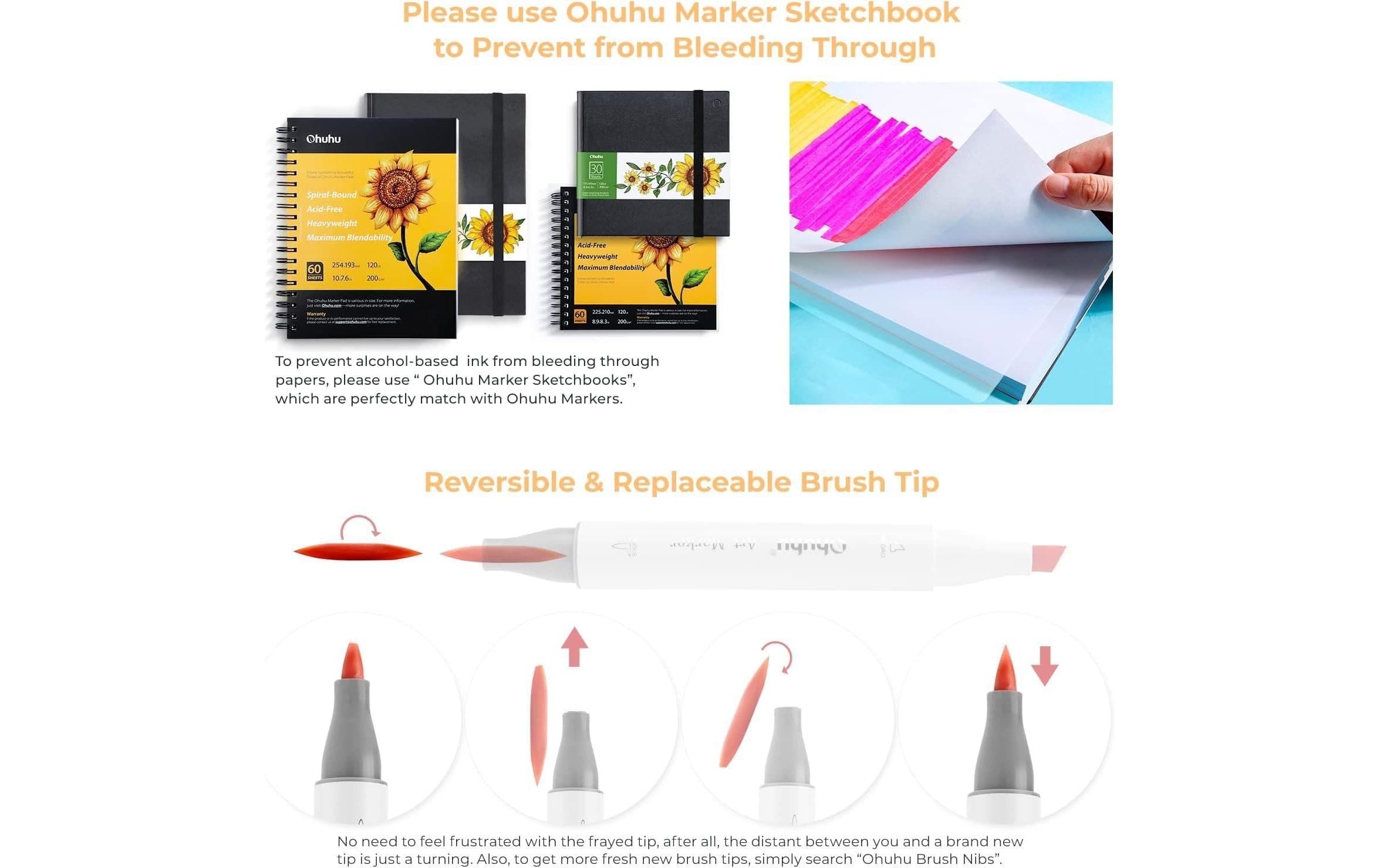   Marker »Ohuhu Honolulu (120 Stk.) 120 Stück«