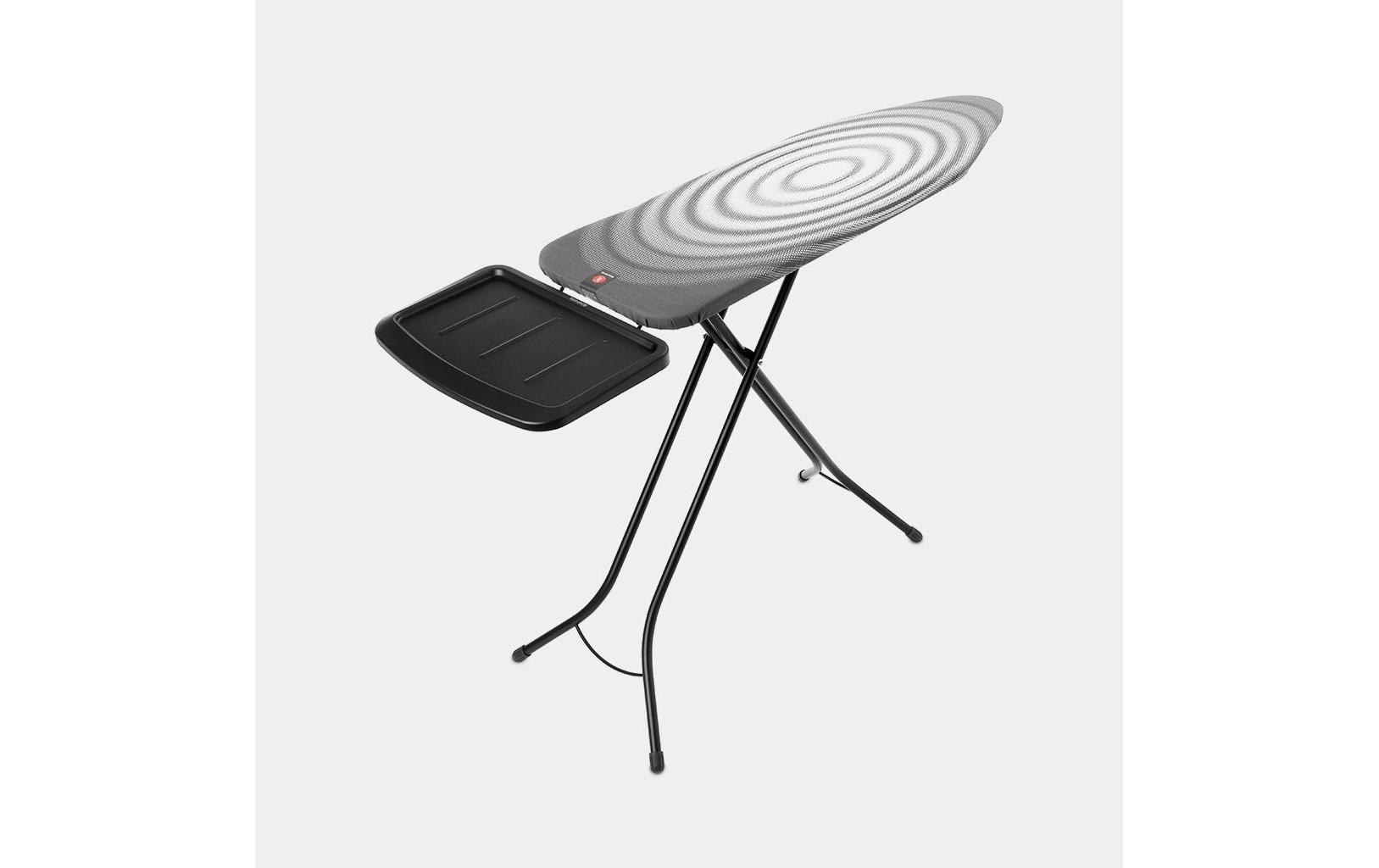 Brabantia Bügelbrett »mit Dampfstationsablage 101083 Titan Oval/Black«