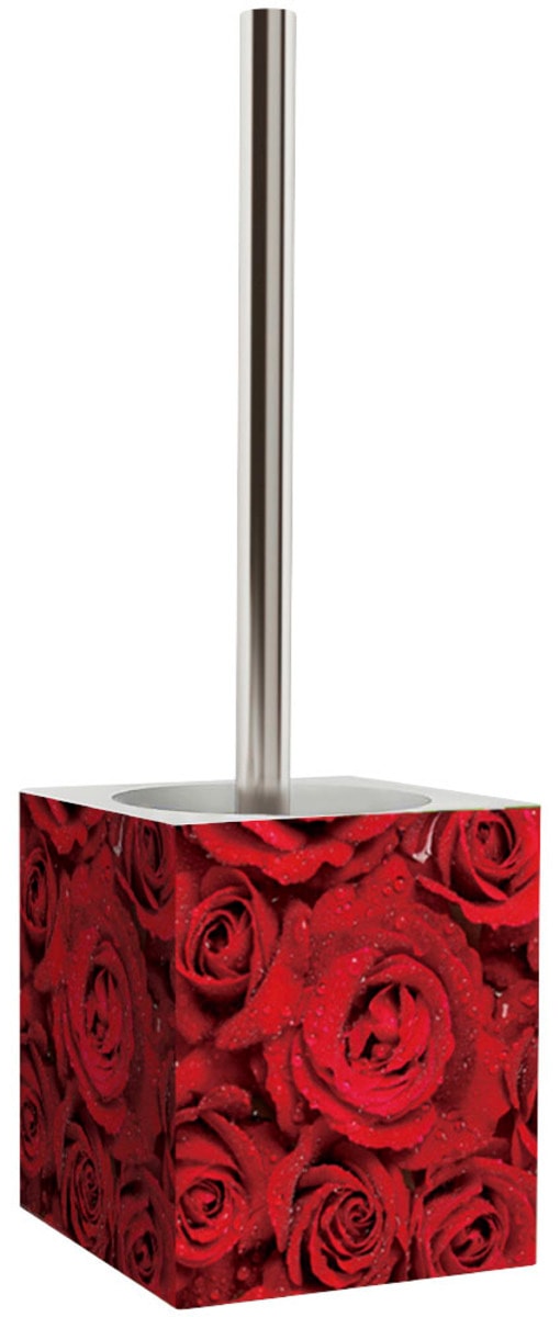 Sanilo Badaccessoire-Set »Rosen« bestehend aus WC-Sitz, Badteppich, Stöpsel, Seifenspender, WC-Bürste