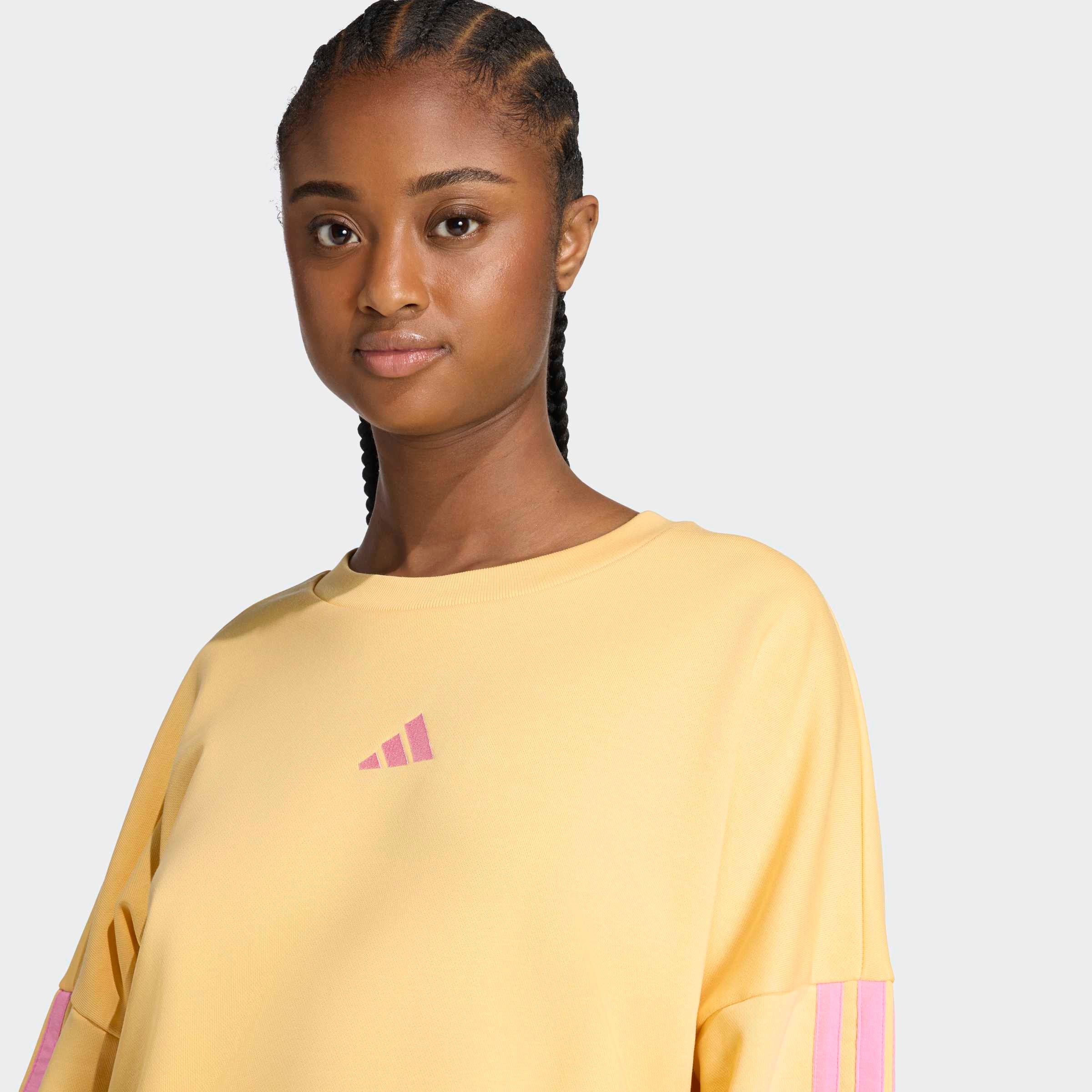 adidas Sportswear Sweatshirt »ESSENTIALS 3-STREIFEN FRENCH TERRY«
