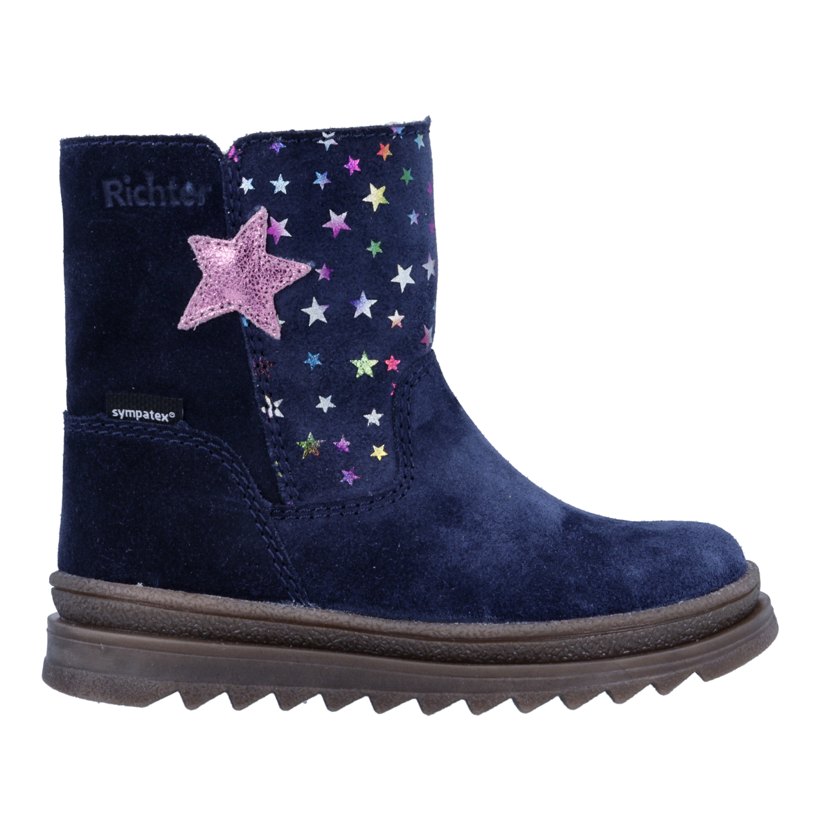 Richter Bottes »Anna«  Bottes d'hiver avec étoiles pailletées, gabarit de taille à télécharger