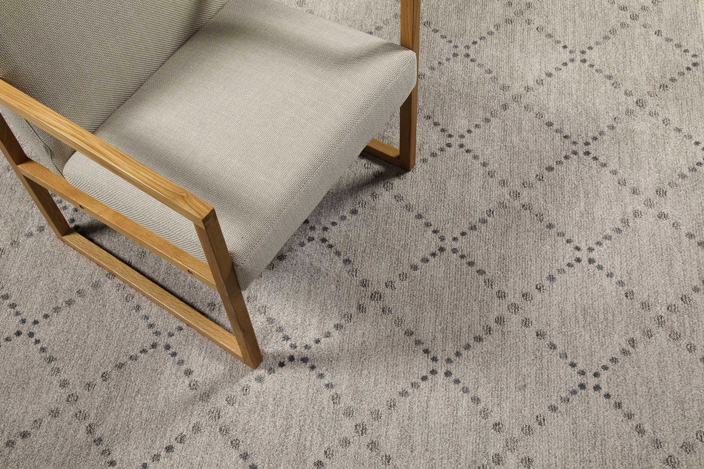 GOODproduct Teppich »Thoren« rechteckig 12 mm Höhe weicher Kurzflor, Rautenmuster mit Fransen, Wohnzimmer, Schlafzimmer