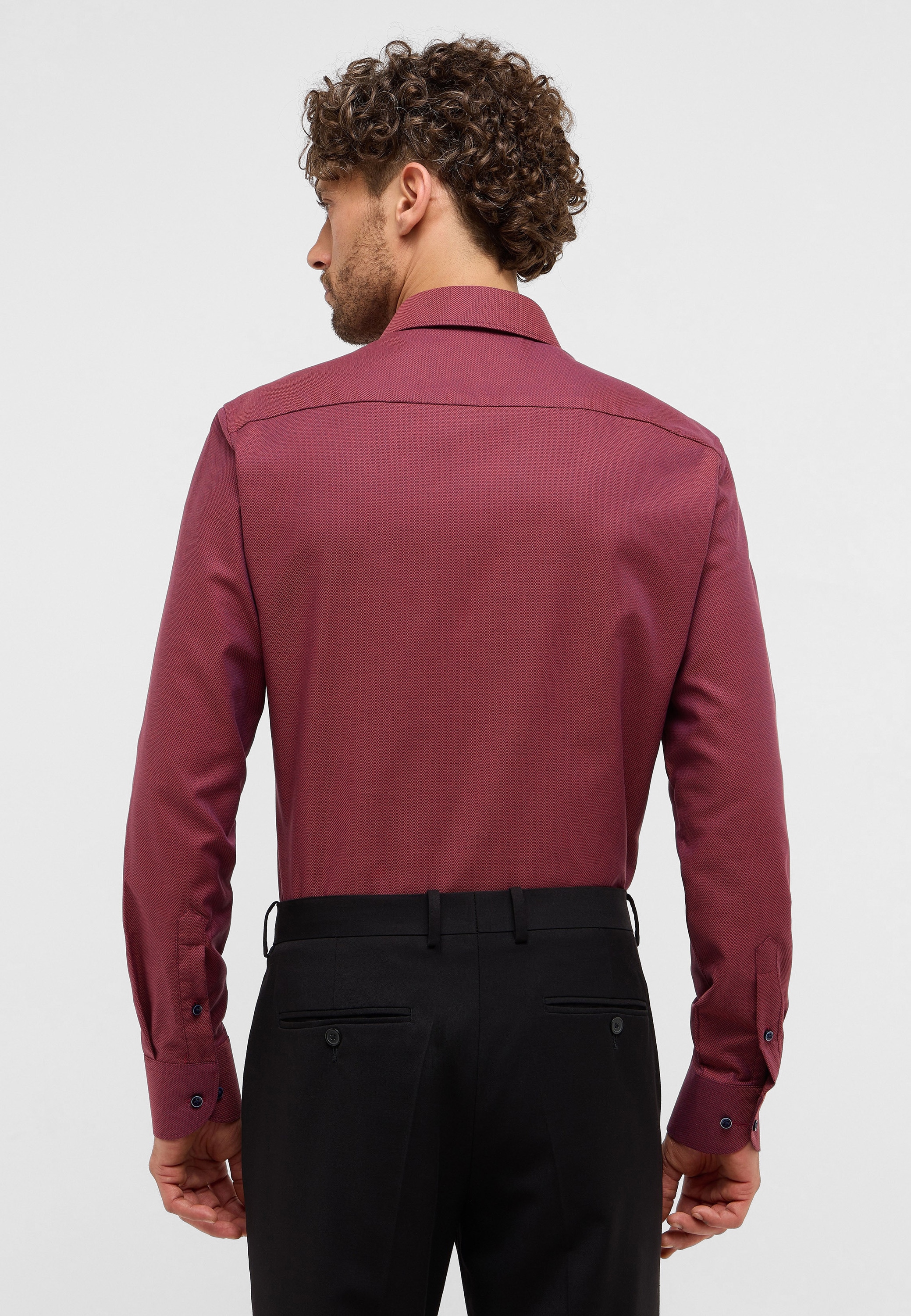 Eterna Langarmhemd »SLIM FIT« NON IRON (bügelfrei)