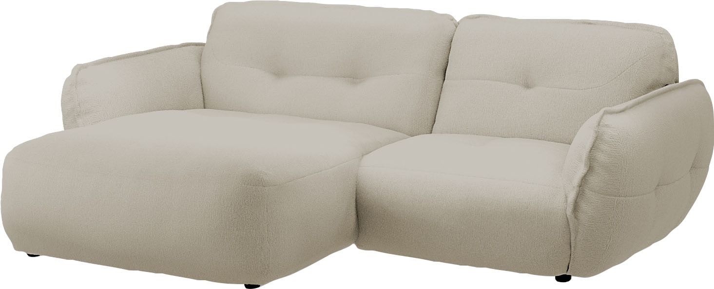 BETYPE Ecksofa »Be Fluffy« Softes Sitzgefühl, moderne Kedernaht, hochwertiger Bezug