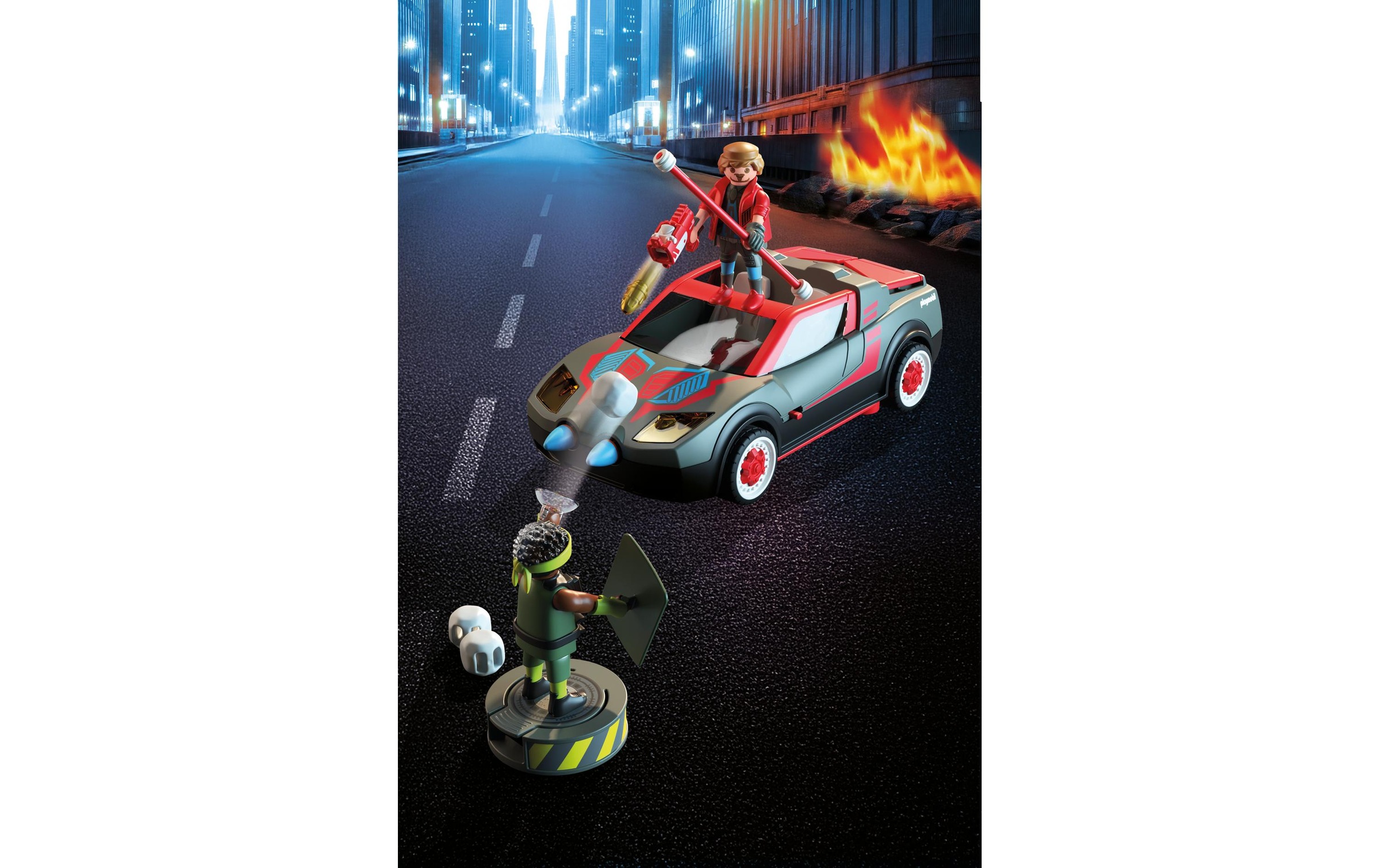 Playmobil® Jeu de construction »Helden-Multifunktionsfahrzeug (71832), Heroes« Made in Europe