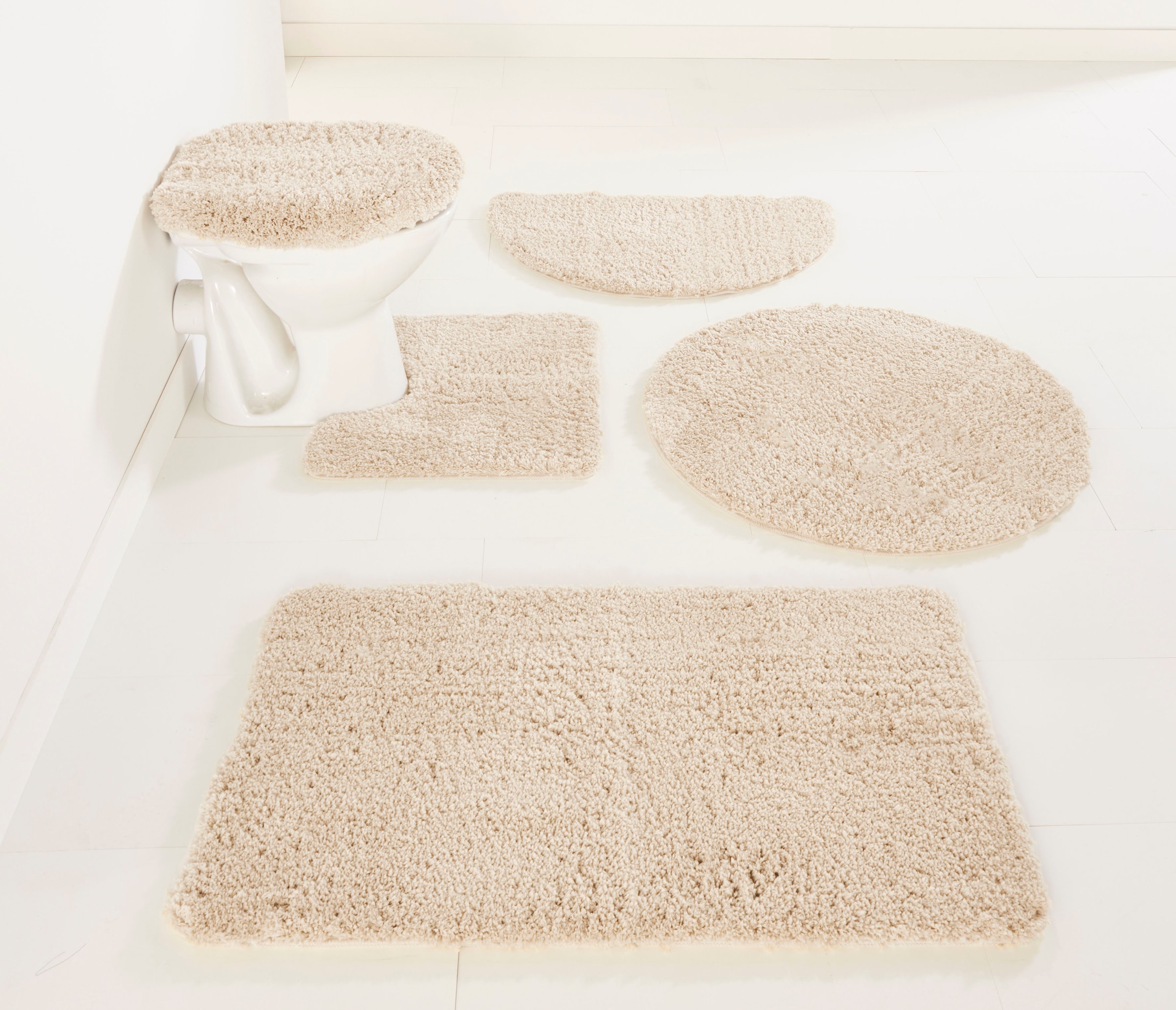 LeGer Home by Lena Gercke Tapis de bain »Narami« Höhe 30 mm Badteppich, weiche Badematten durch Mikrofaser