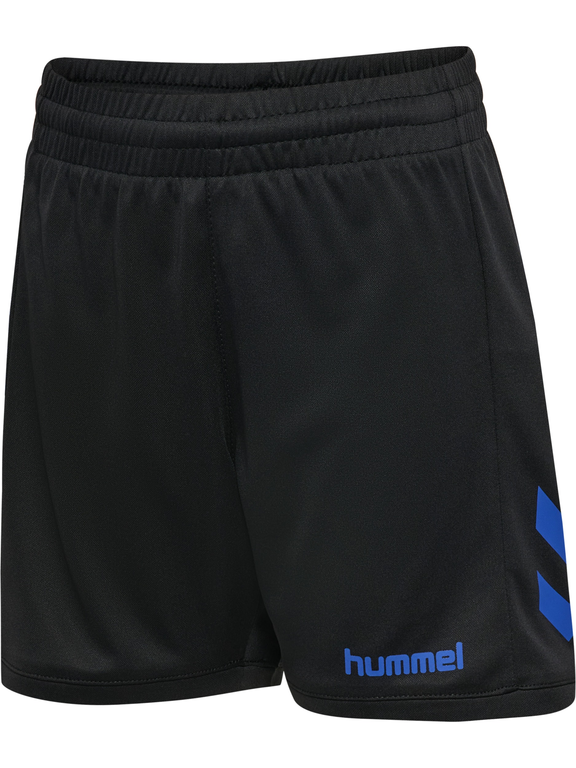 hummel T-Shirt & Shorts »HMLBLAZE CLUB 26 POLY SET KIDS« 2 mit Seitentaschen, mit gedrucktem Logo am Bein