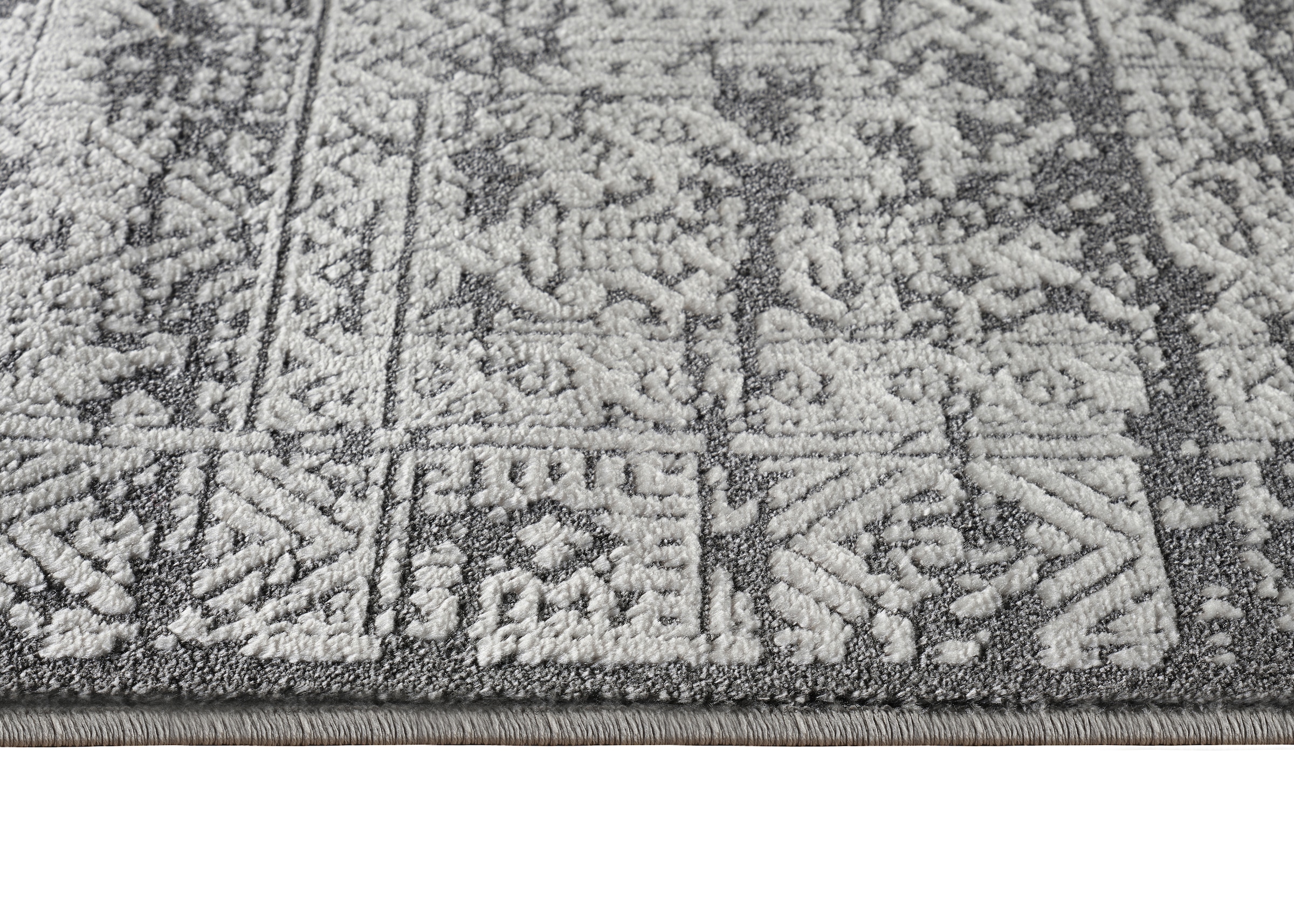 GOODproduct Chemin de table »Selin« Rectangulaire 9 mm Höhe dezenter Glanz, Schrumpf-Garn-Effekt, im Vintage-Look, dichte Qualität