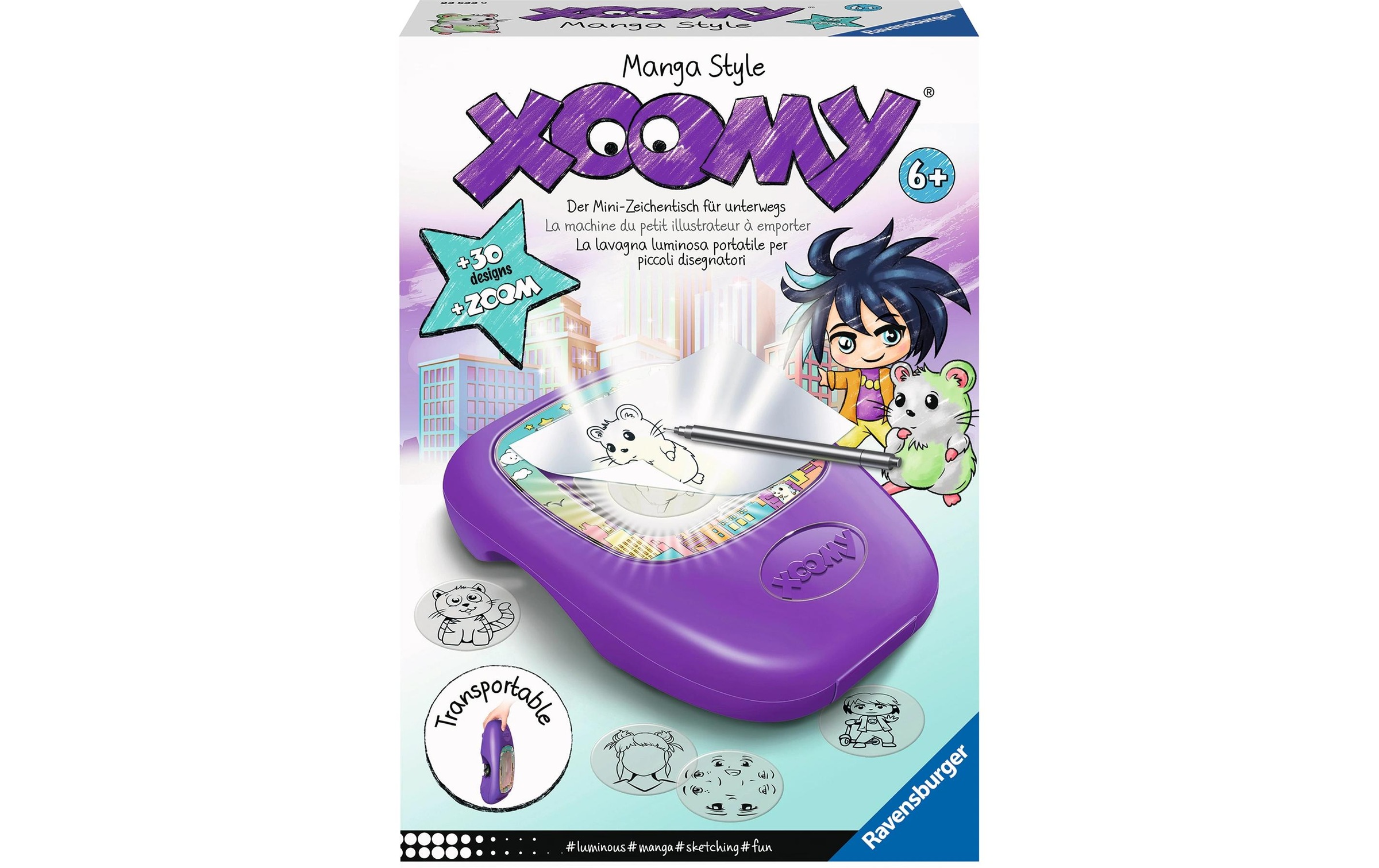 Ravensburger Set créatif »XOOMY® Midi Manga Style« fabriqué en Europe