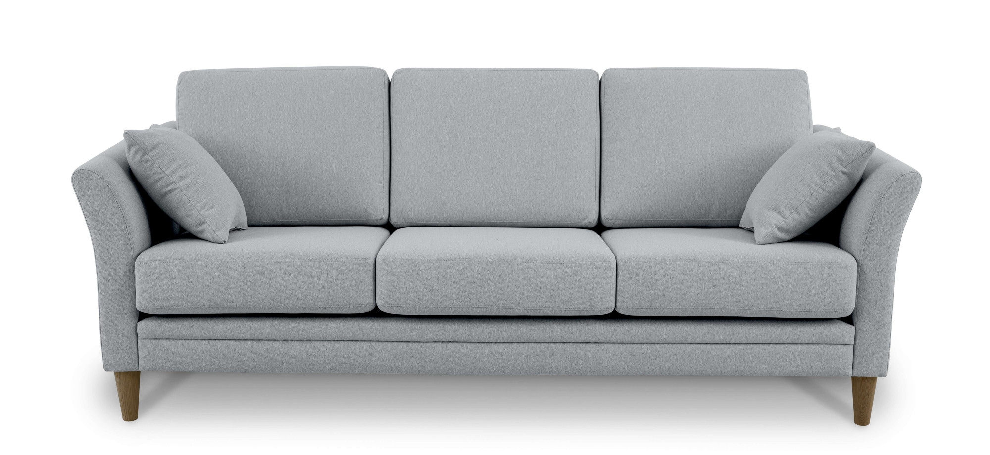 Home affaire 3-Sitzer »Arellano, Breite 217 cm« klassisches Design, 2 Zierkissen inklusive, Webstoff fein