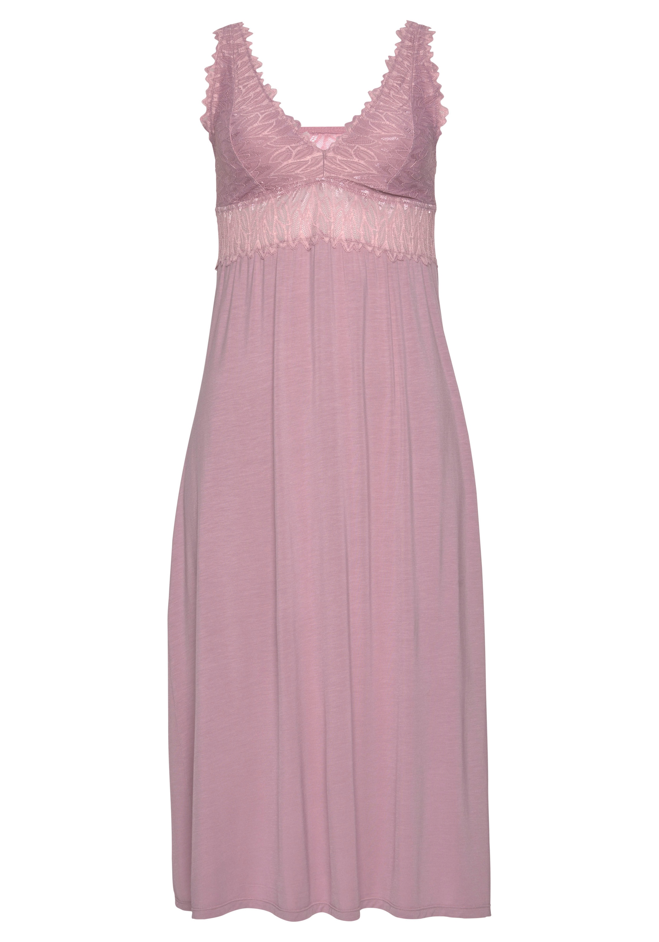 LASCANA Négligé 1-teilig,  mit Spitzendetails