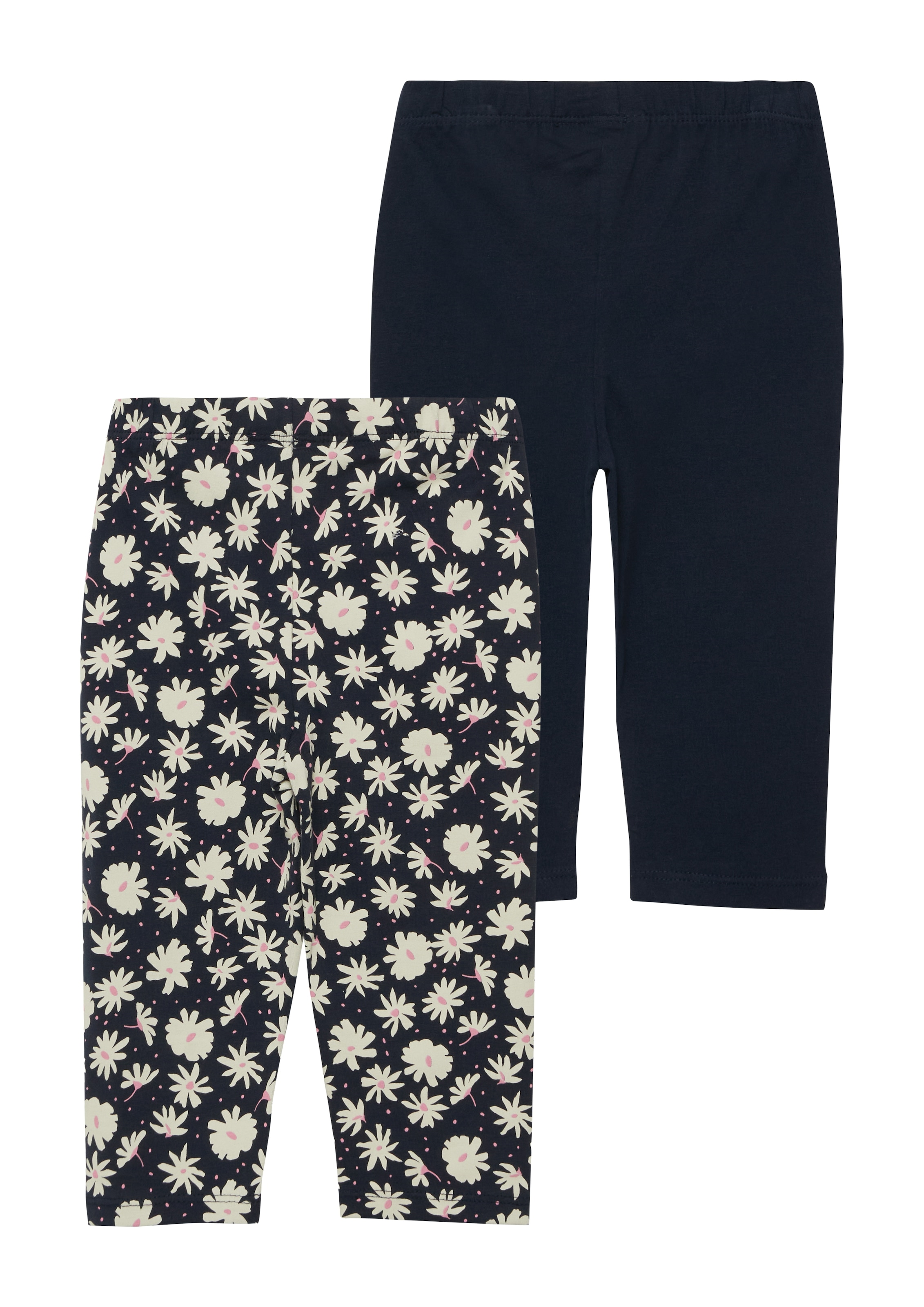 s.Oliver Junior Leggings 3/4  2er Pack, für Girls, unifarben und gemustert