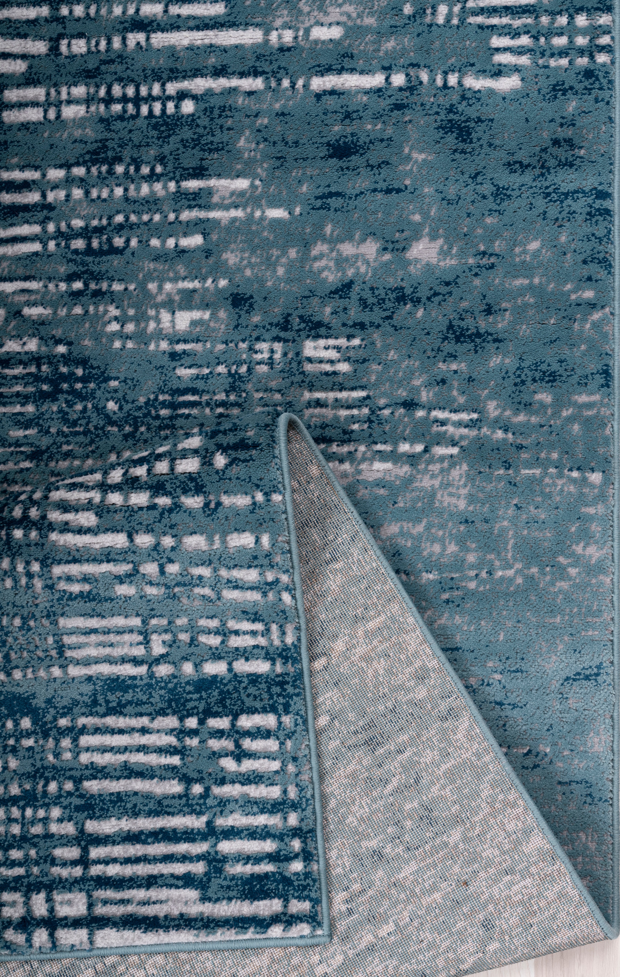 my home Läufer »Ariano« rechteckig 12 mm Höhe dezenter Glanz, Hoch-Tief-Struktur, Schrumpf Carving-Effekt