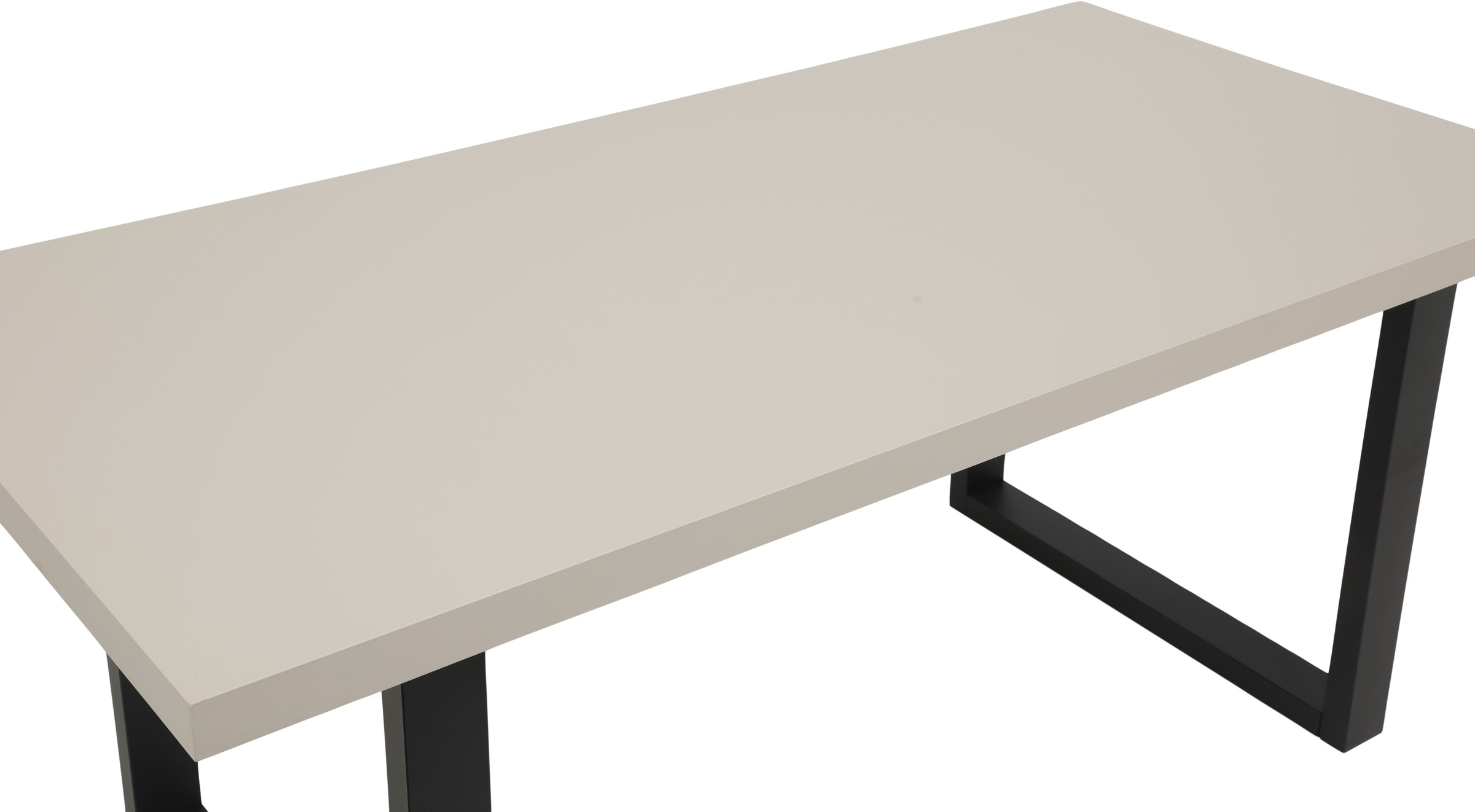 HELA Esstisch »MERAN« 1 Stk. tlg. U-Gestell,Cashmere,Azoto Matt lackiert,Metall,Spanplatte