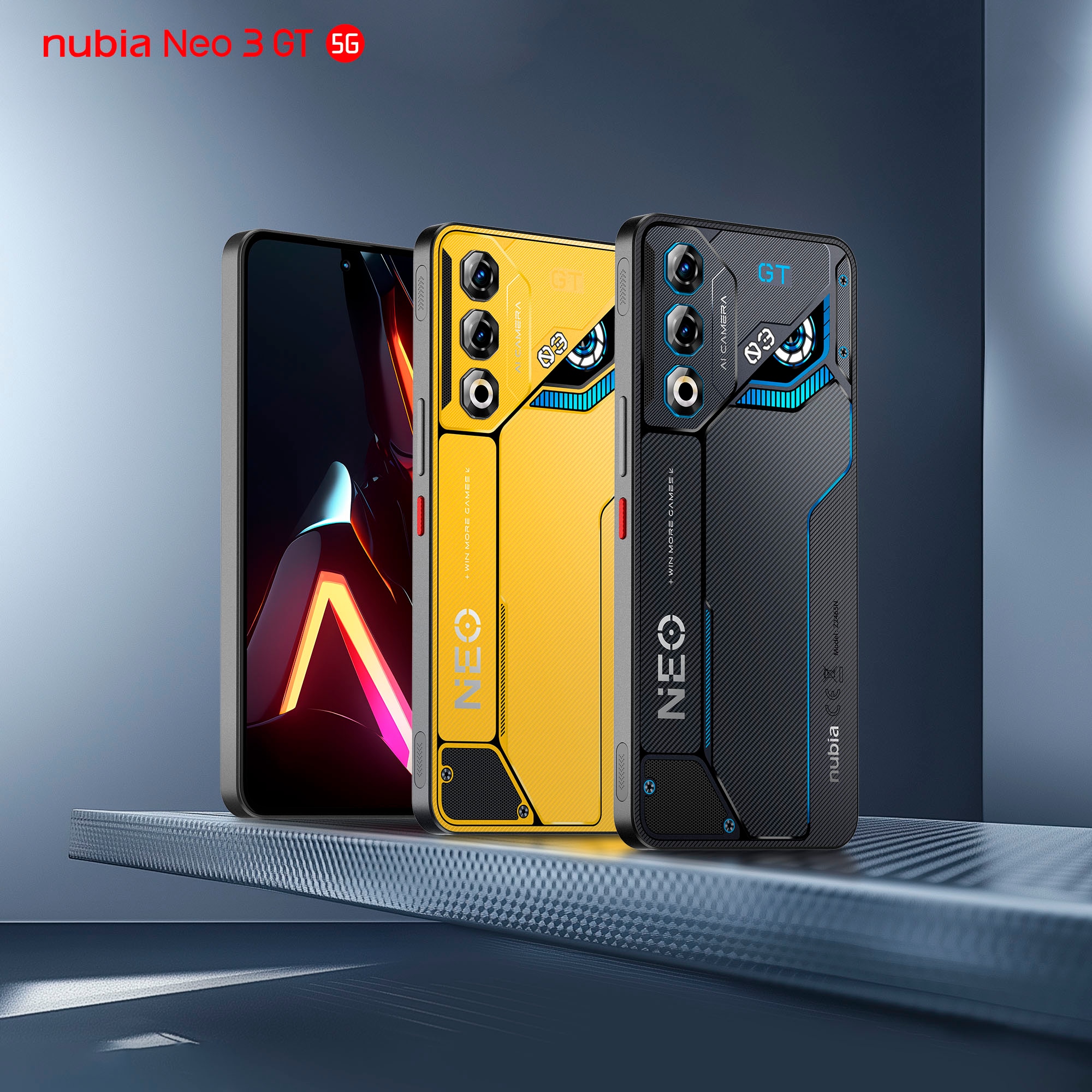Nubia Smartphone »Neo 3 GT 5G« Interstellar Gray