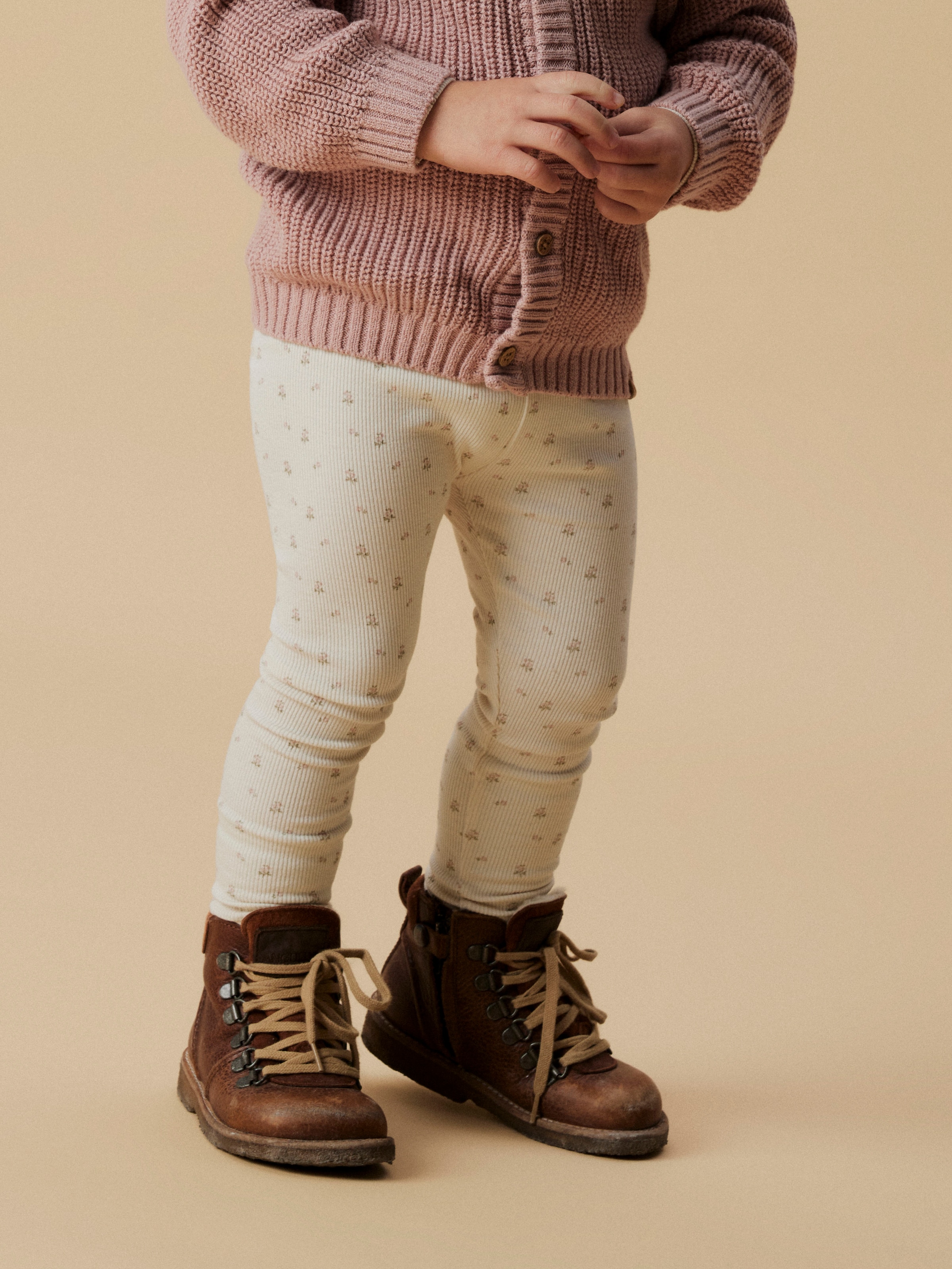 Lil' Atelier Leggings »NMFGAGO SLIM LEGGING LIL NOOS«  weiche Jersey Rippqualität