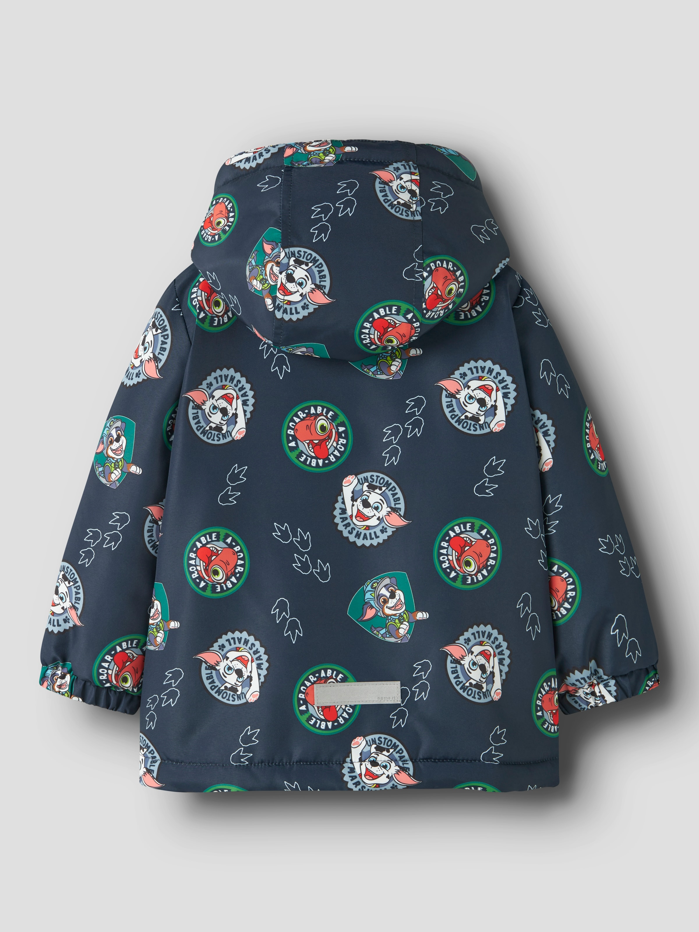 Name It Veste d'extérieur »NMMMAX JY JACKET PAWPATROL NOOS CPLGM« avec capuche fibres synthétiques, déperlant, capuche amovible