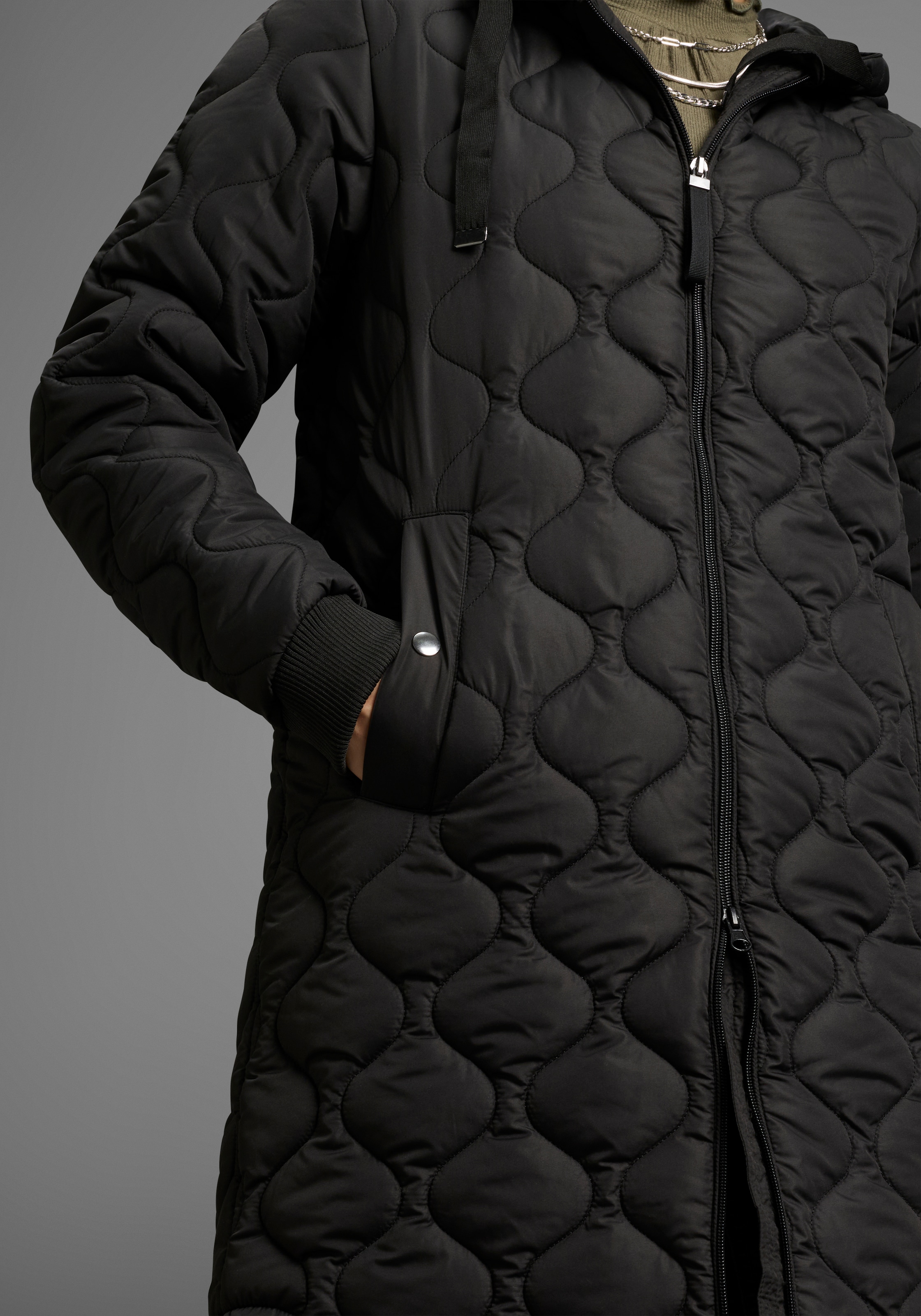 Laura Scott Manteau matelassé mit modischem Steppmuster