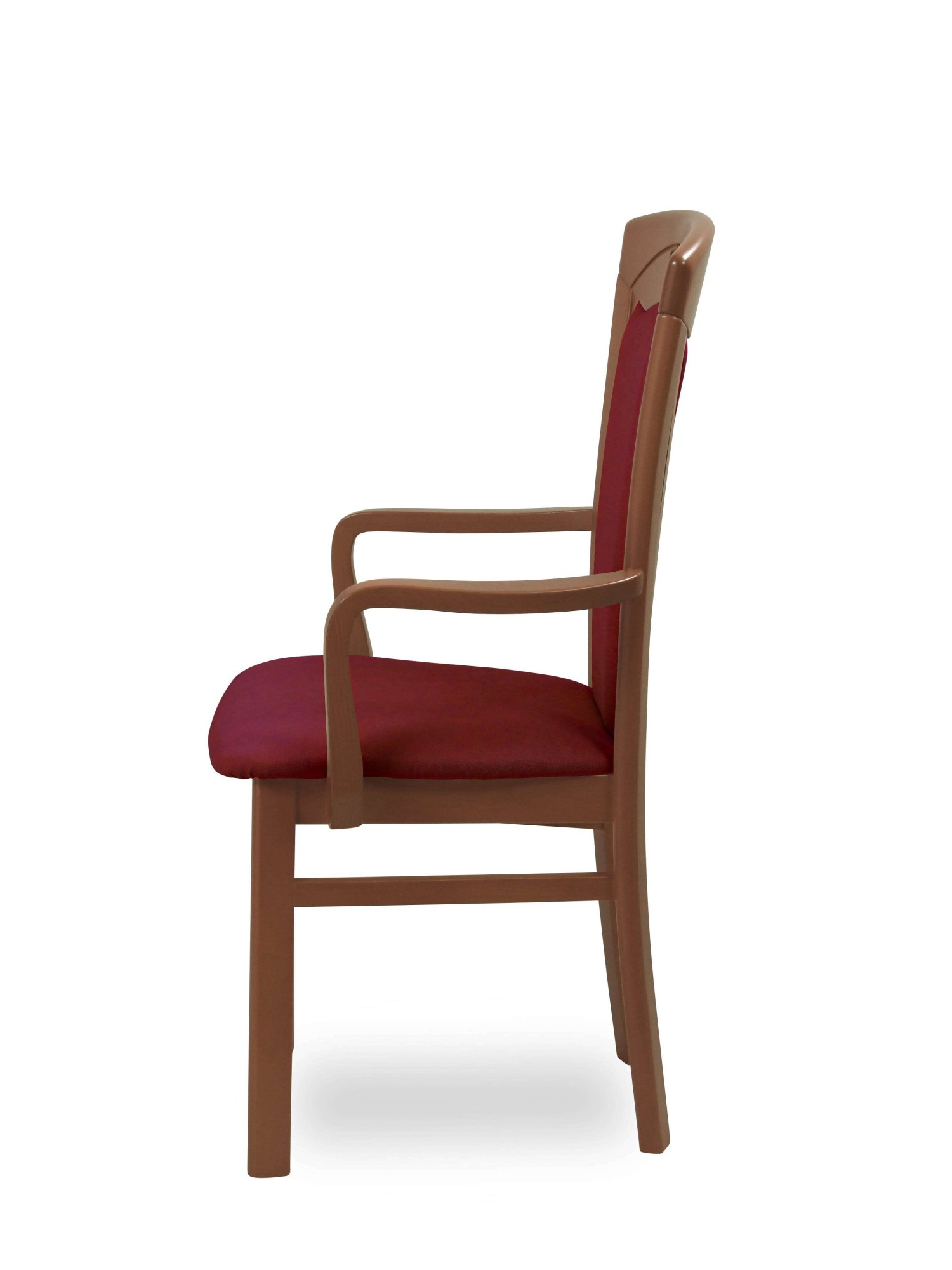 Home affaire Chaise de salle à manger »FERDI, Armlehnstuhl, Made in Italy, Massivholz« () 1 cuisBezug Feinstruktur (wasser-und fleckabweisend) oder Struktur