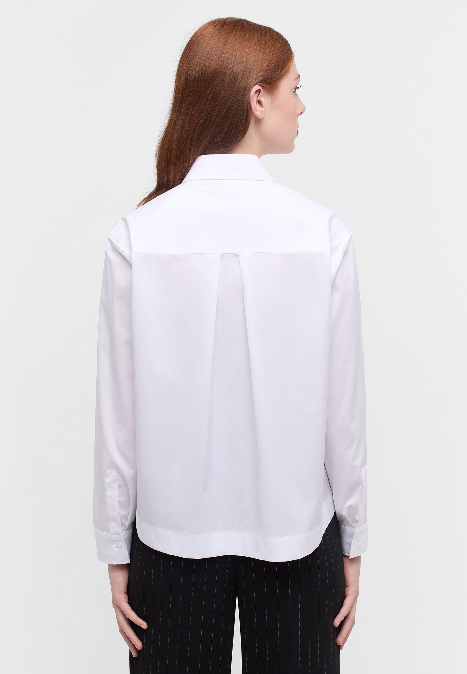Eterna Blouse chemise »LOOSE FIT« EASY IRON (bügelleicht)