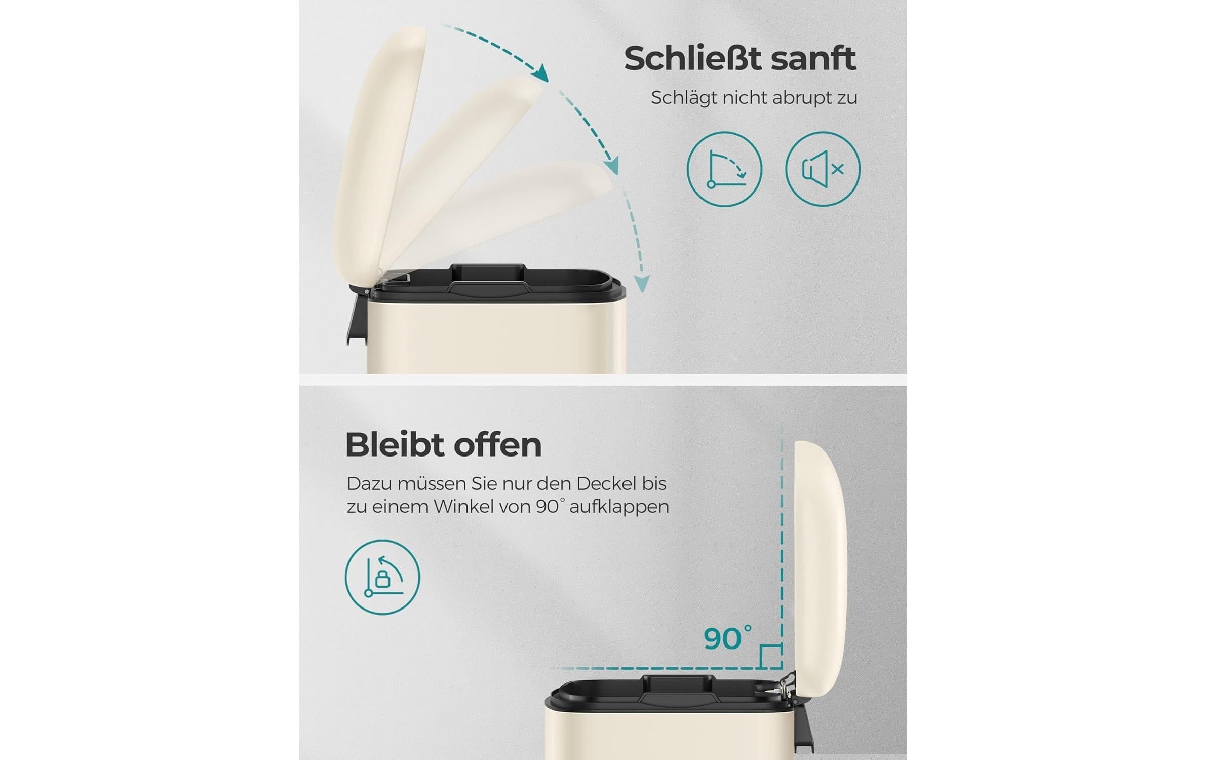 SONGMICS Poubelle »mit Inneneimer 30 l« 1 Behälter