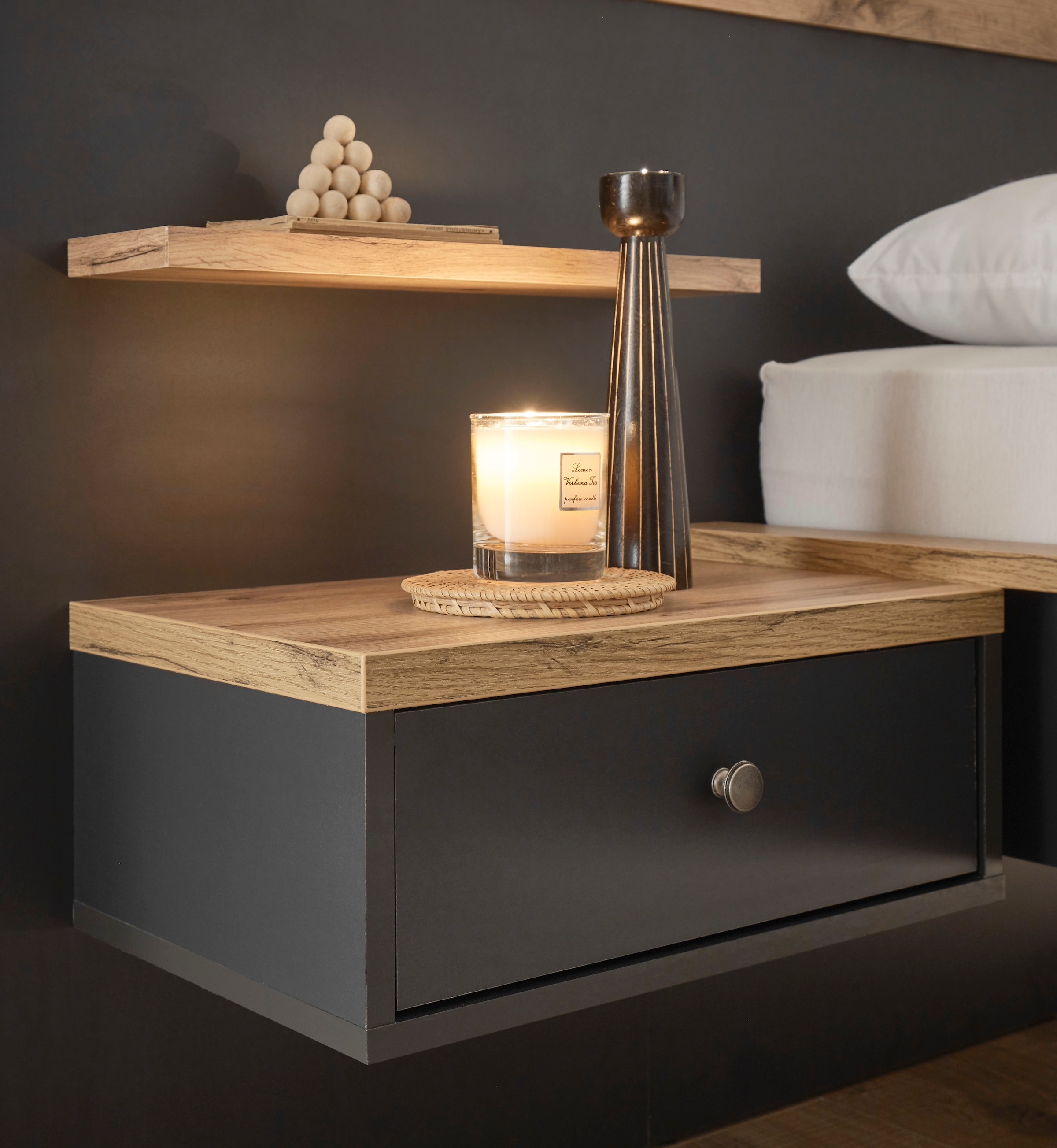 GOODproduct Schlafzimmer-Set »Westminster« beinhaltet 1 Bett, Kleiderschrank 3-türig und 1 Wandpaneel